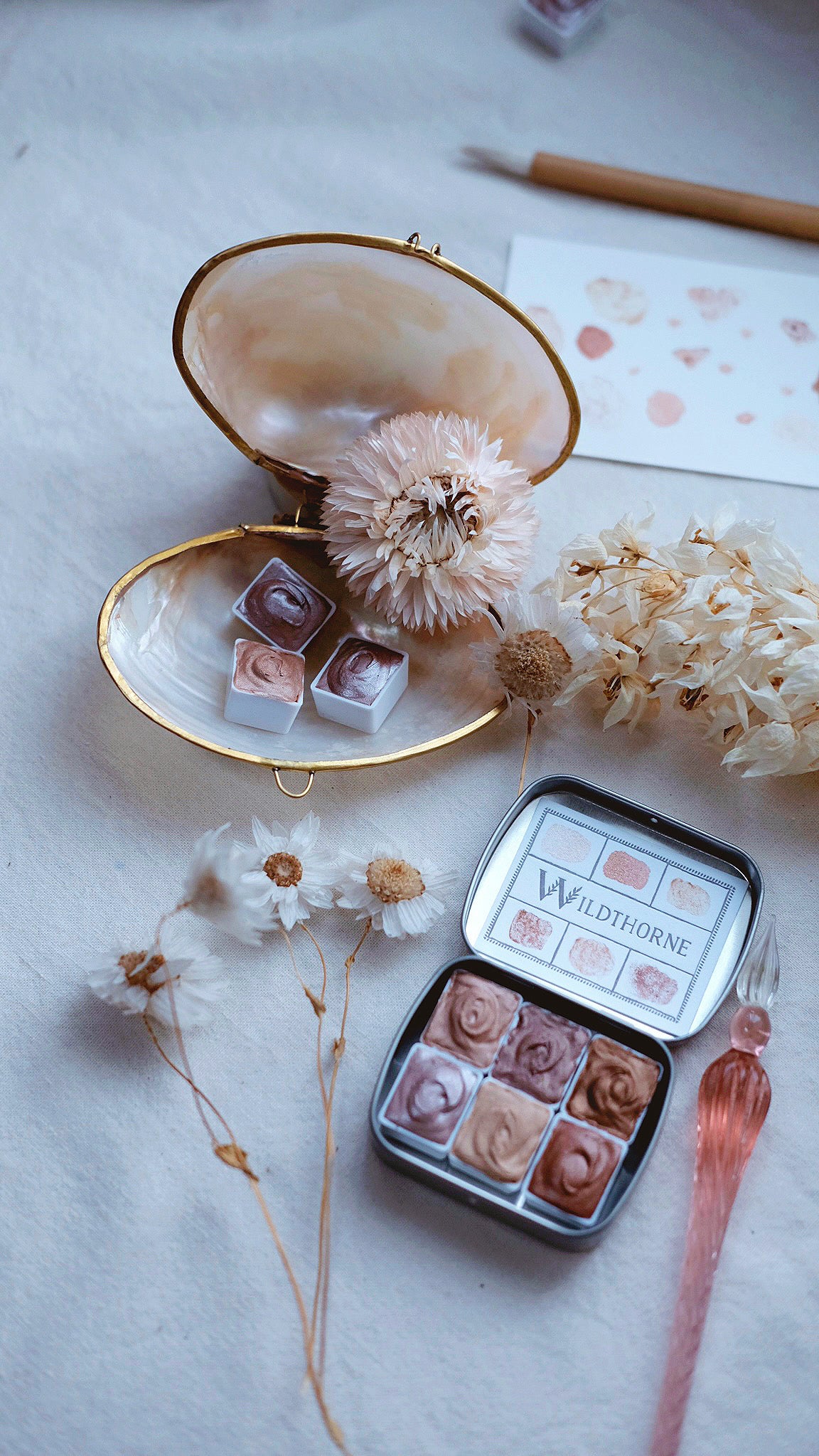 Hesperides + limited edition mineral shimmer watercolor palette