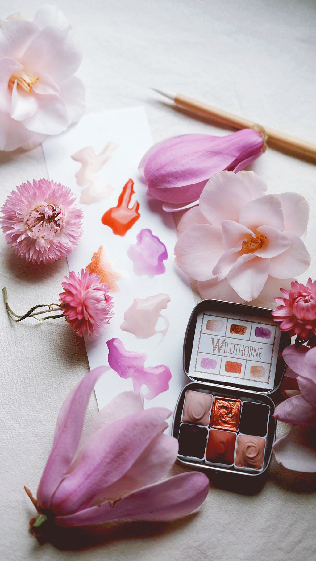 Spring Blossom ii. + Limited edition watercolor palette