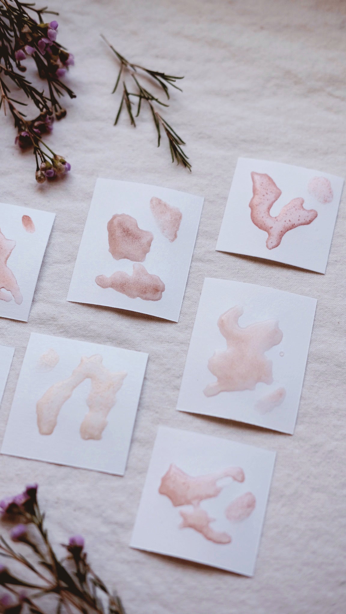 Vespertine + limited edition granular mineral shimmer watercolors
