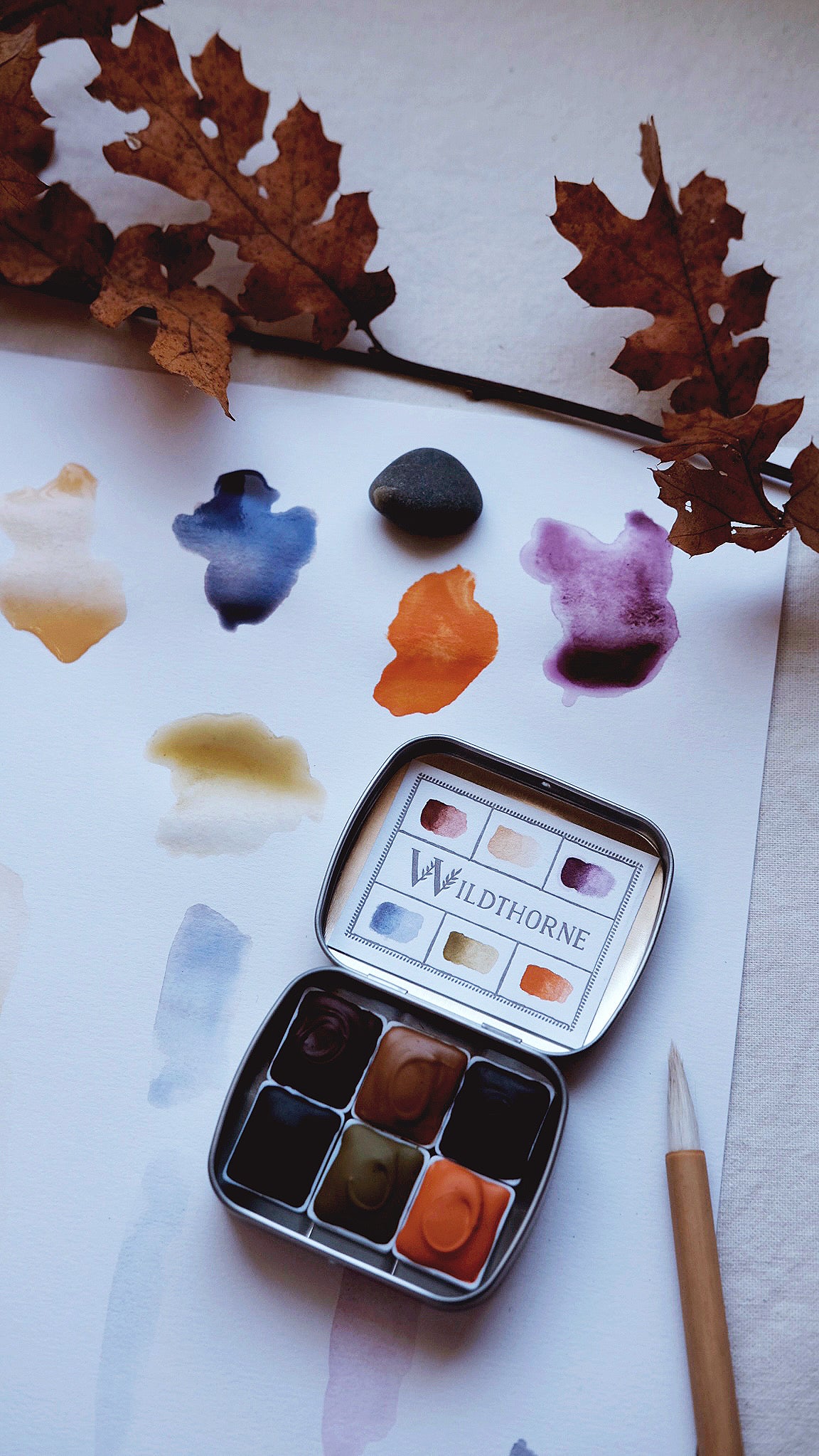 Kestrel + limited edition mineral watercolor palette