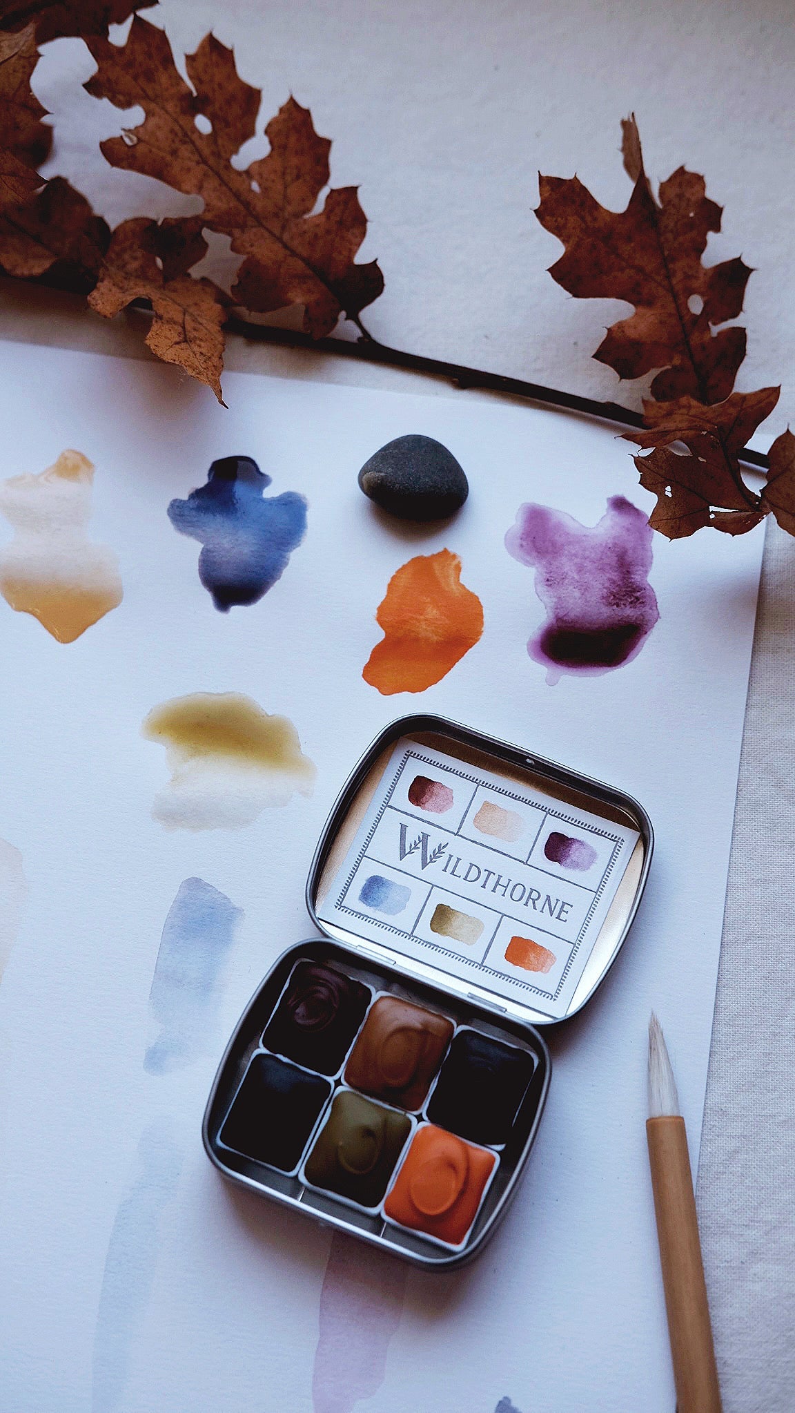 RESERVE for Gina + Kestrel + limited edition mineral watercolor palette