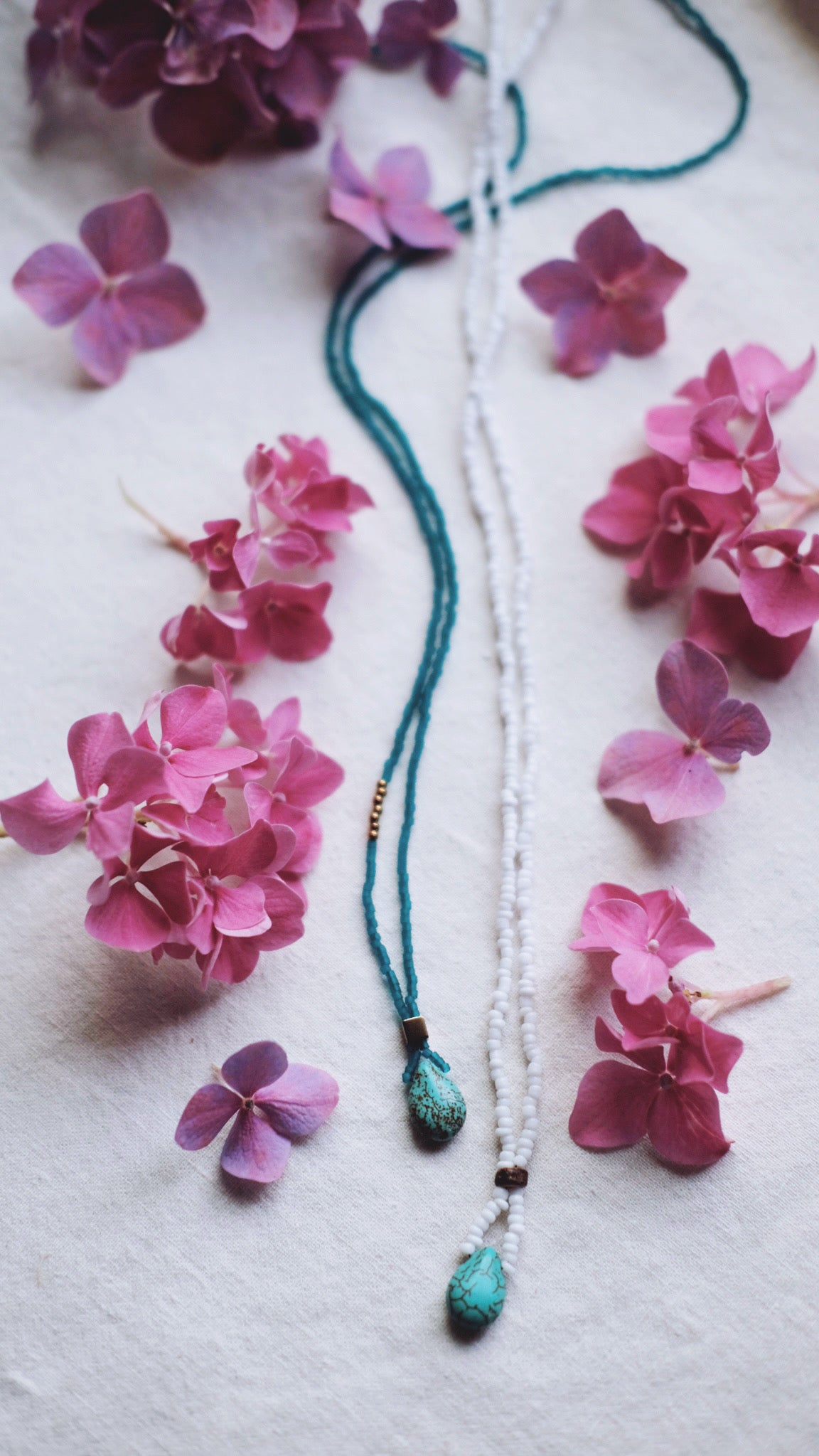 RESERVE for Kayla + Amara + Everlasting Grace + Turquoise healing necklaces