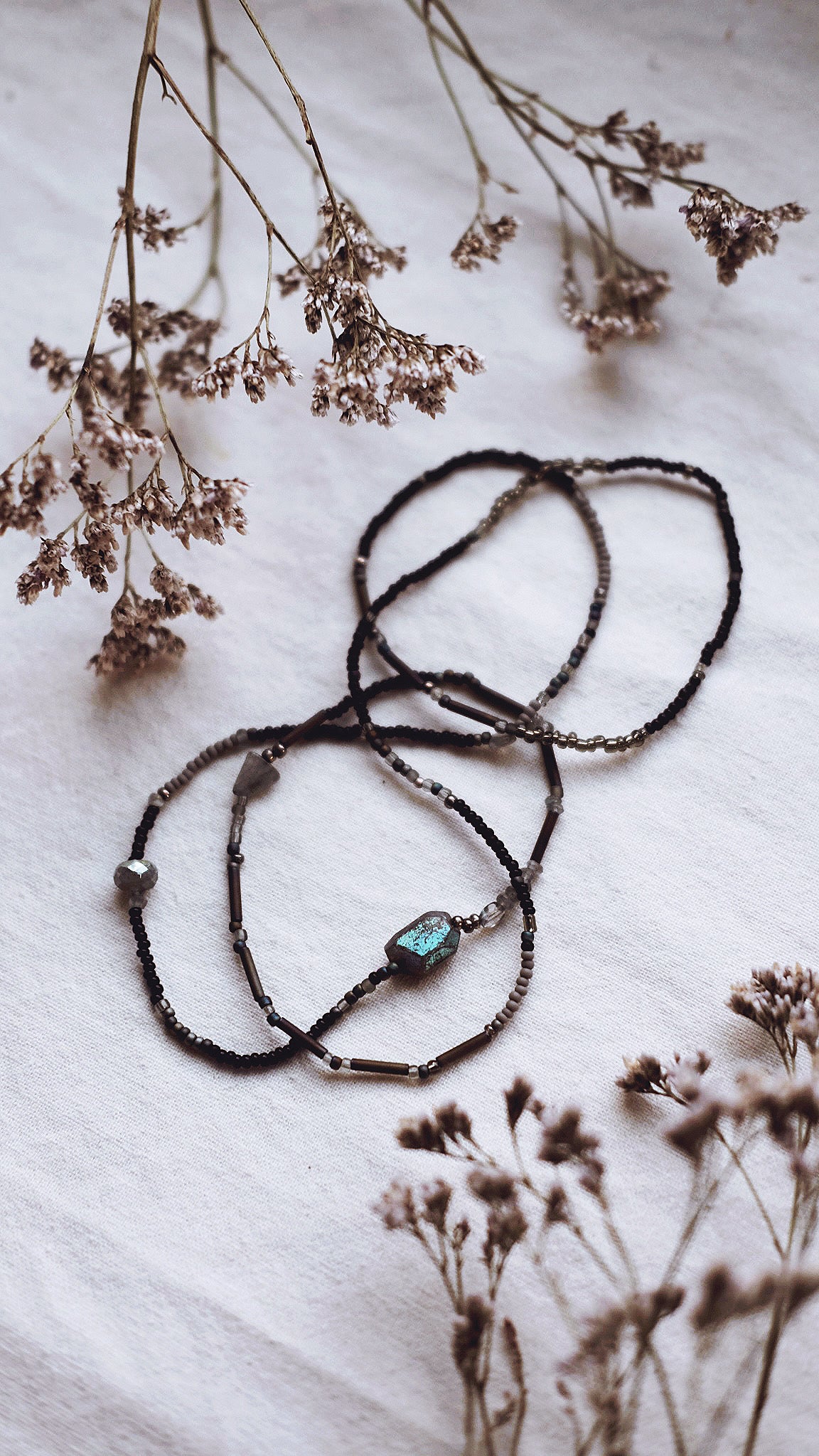 Astral Sight + Labradorite + Quartz necklace