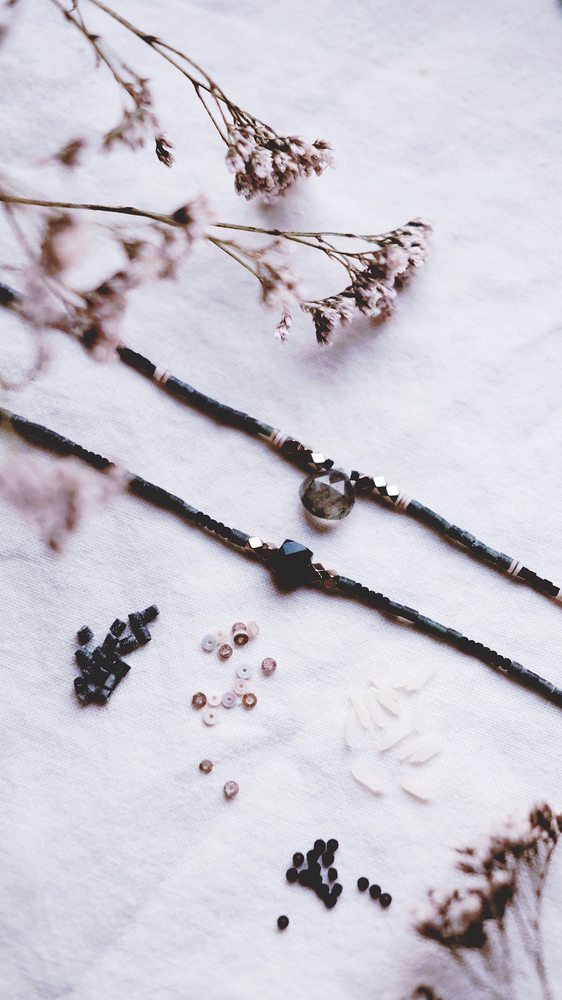 Otrera +  Aventurine + Jade + Pyrite Synodic gemstone necklace