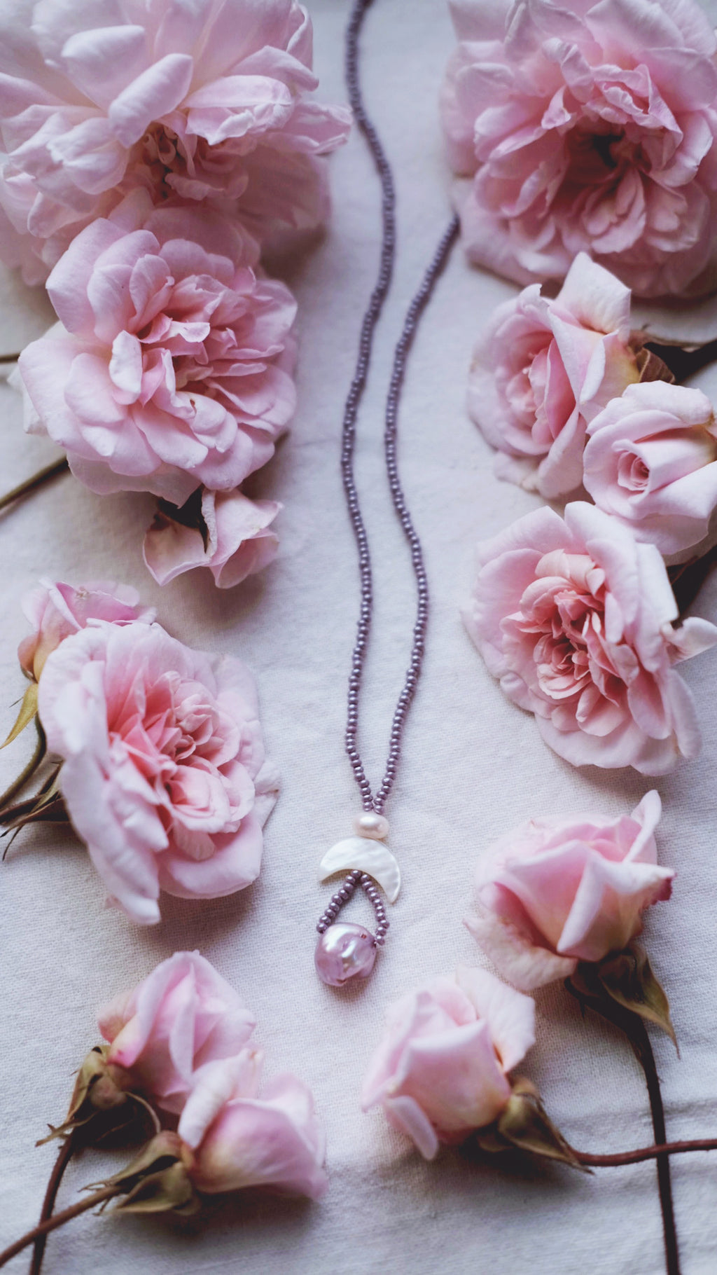 Lavender Moon – Intuition & Dreaming Lilac Necklace