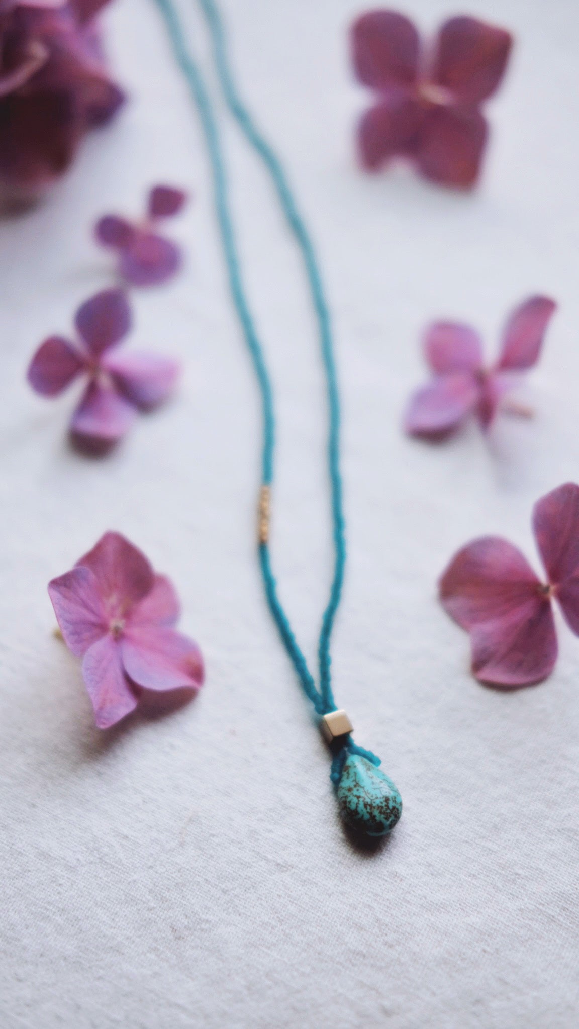 RESERVE for Kayla + Amara + Everlasting Grace + Turquoise healing necklaces