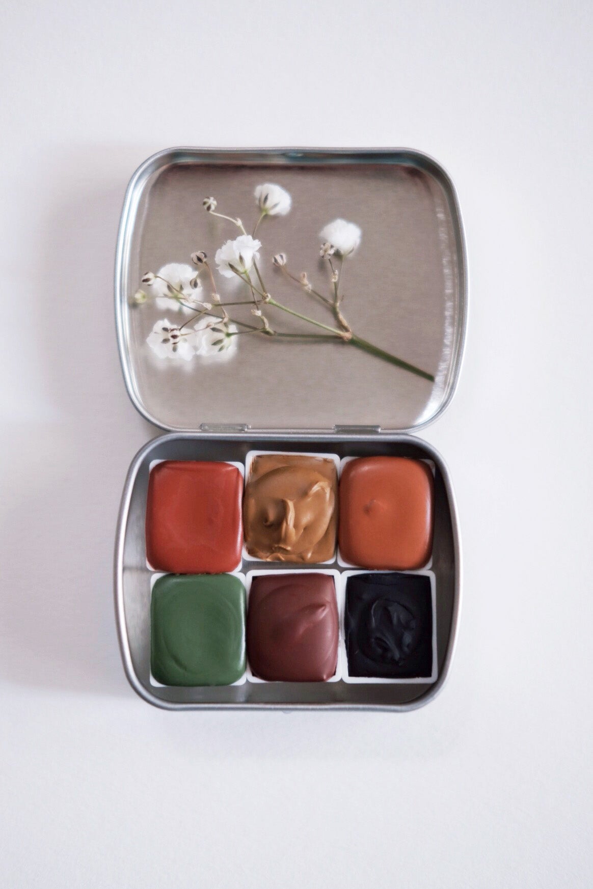 Minéral terrestre - Earth Mineral watercolor palette