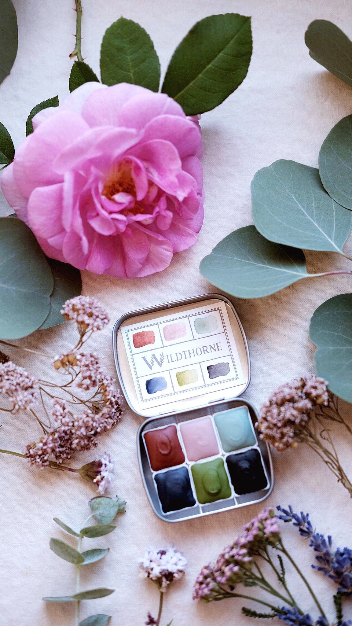 RESERVE for Valerie + Caerulea + Symbolist mineral watercolor palette