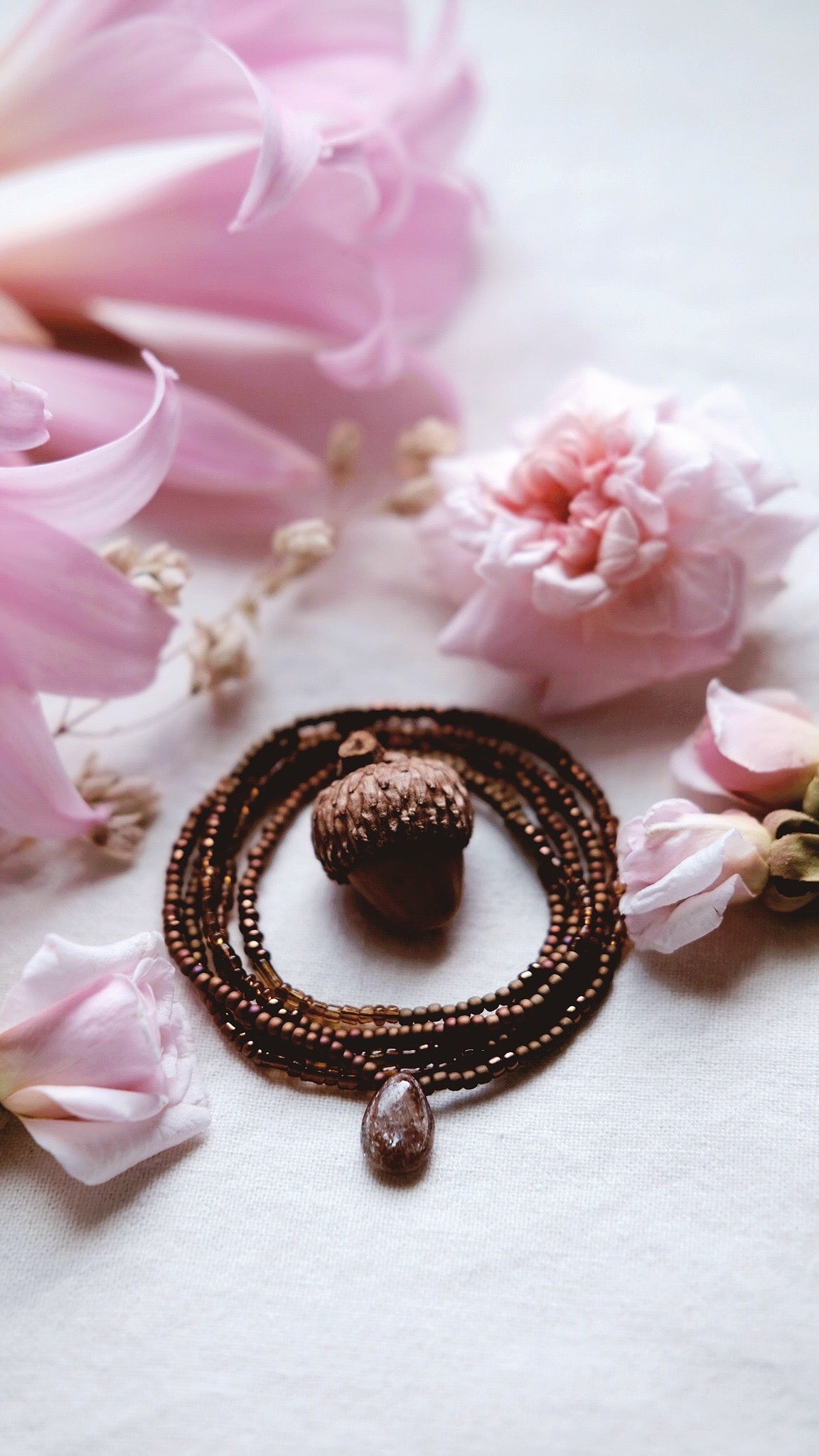 Earthstar + Kyanite + tranquility beaded necklace