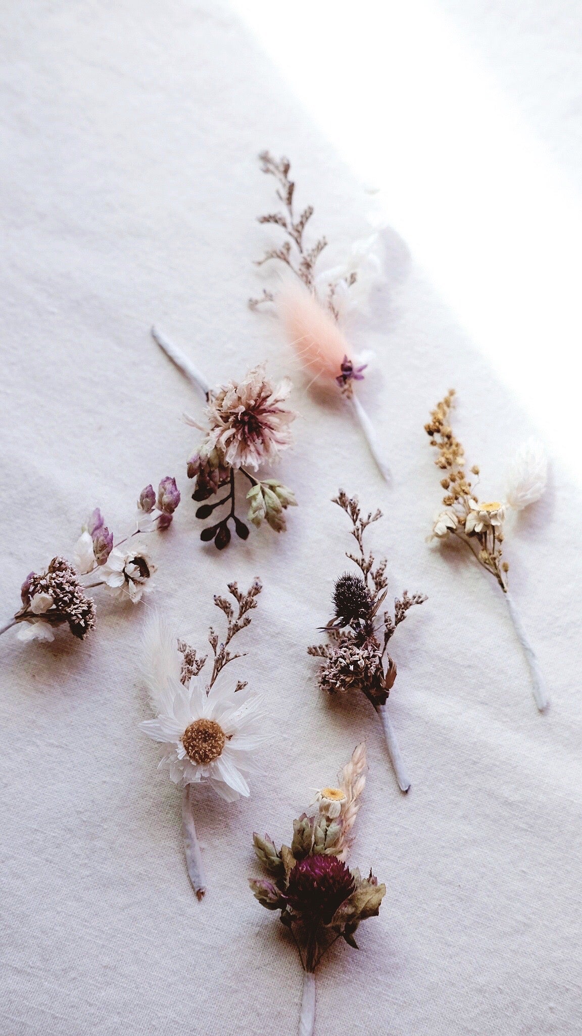 Meadowflower + dried floral posy