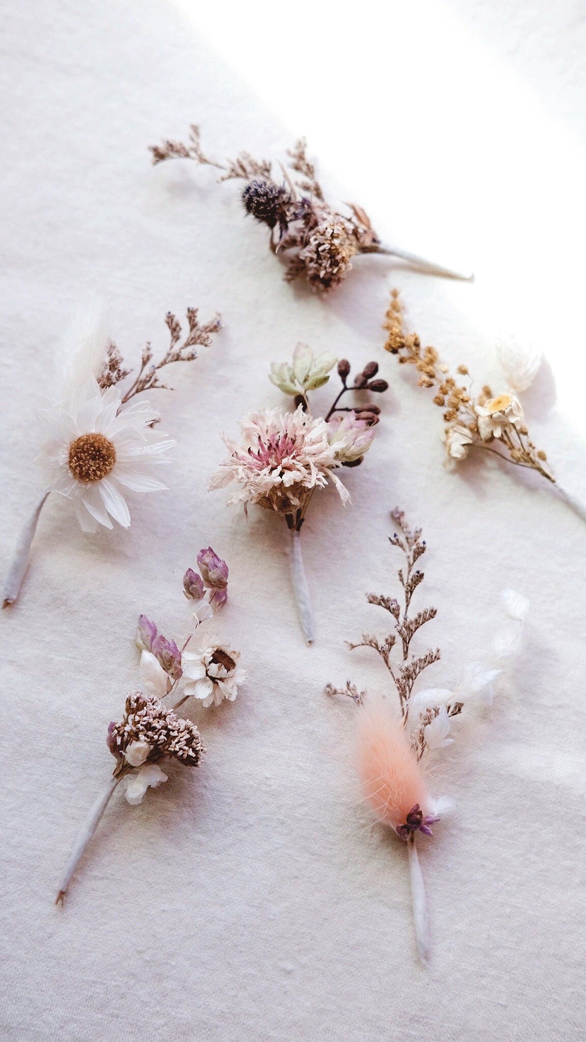 Meadowflower + dried floral posy