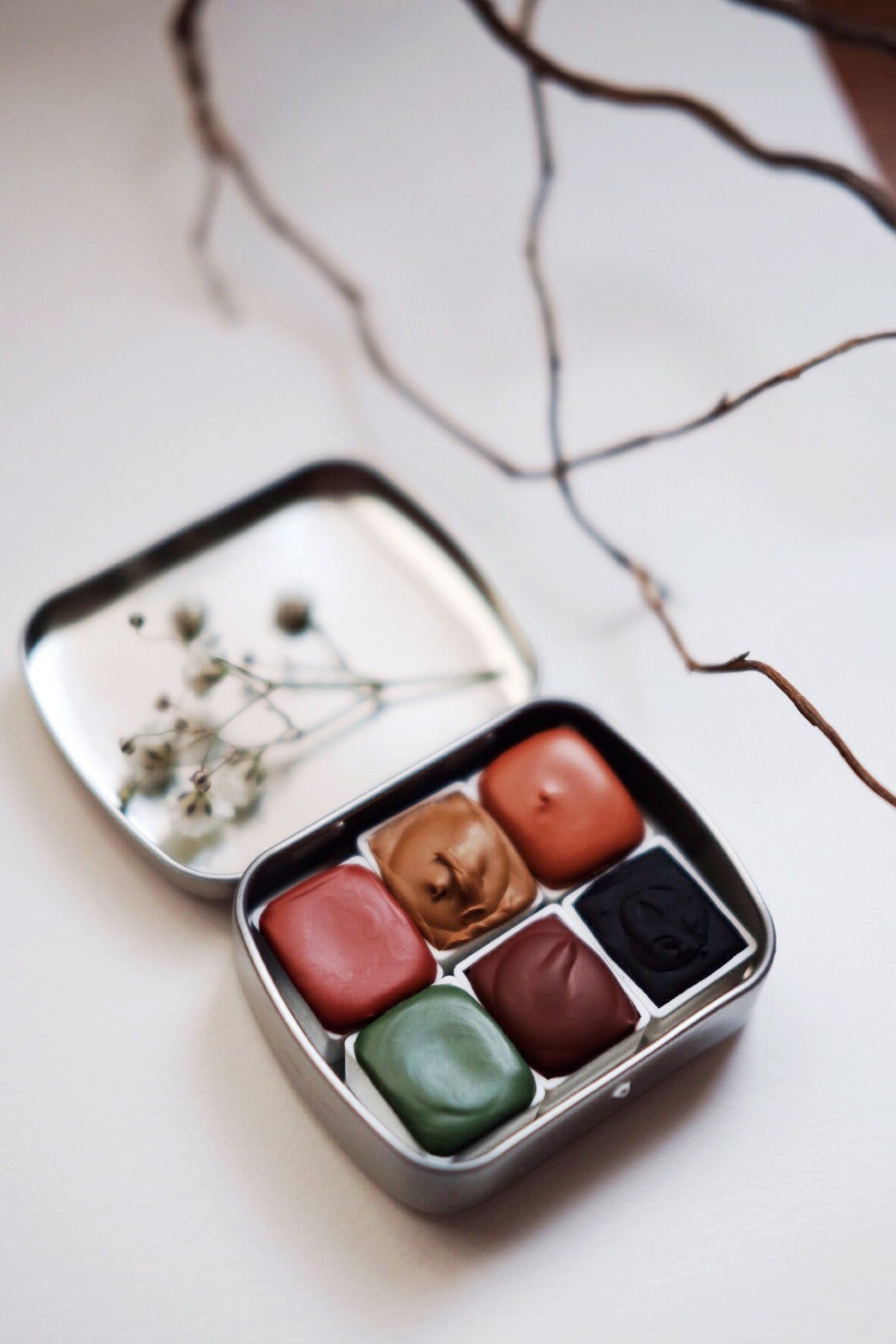 Minéral terrestre - Earth Mineral watercolor palette