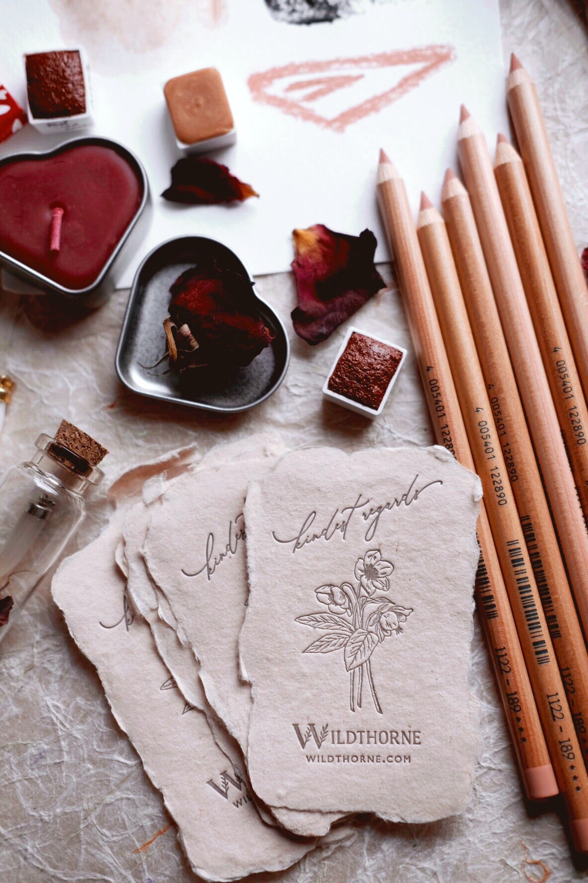 Tourmaline Crystal + Series I. - Limited edition Gemstone Stationery box