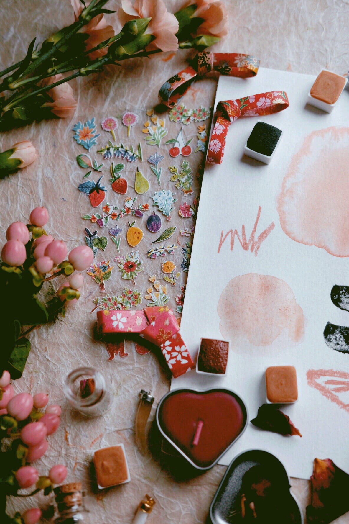 Tourmaline Crystal + Series I. - Limited edition Gemstone Stationery box