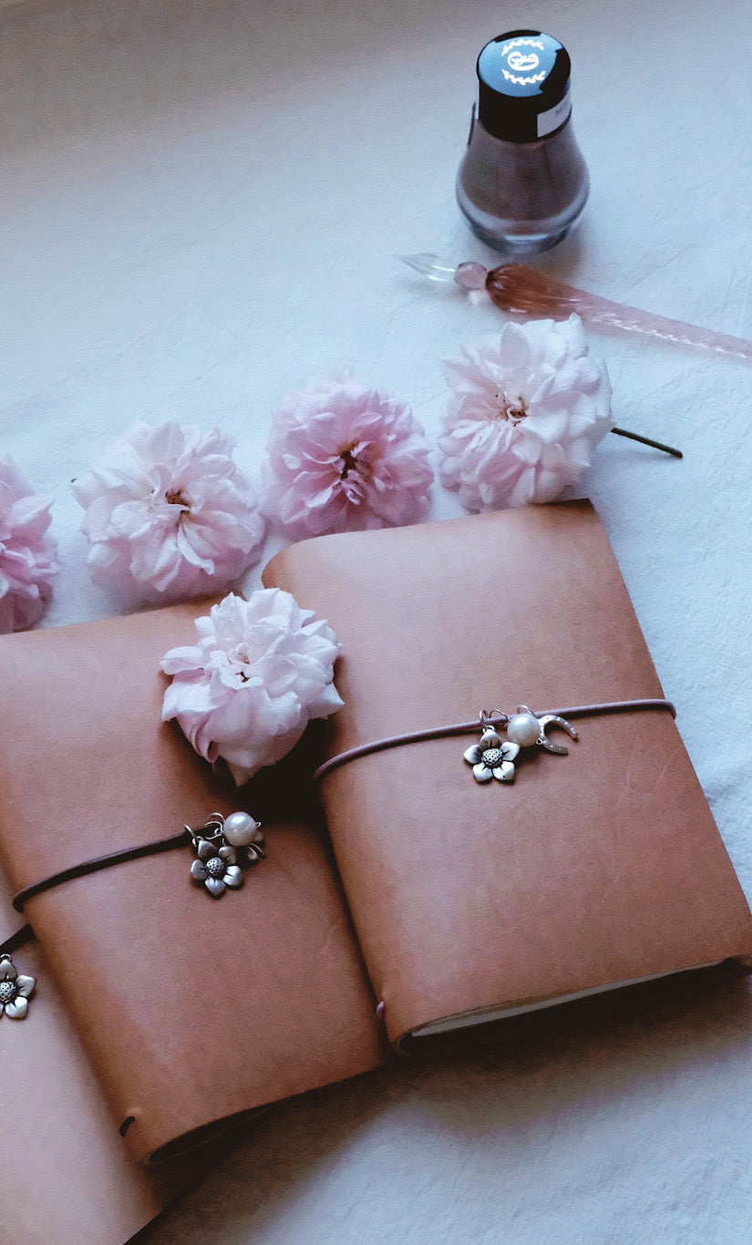 Sterling Silver Notebook + Necklace Charms - Personal Talismans