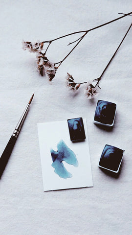 Scilla +  mineral shimmer watercolor