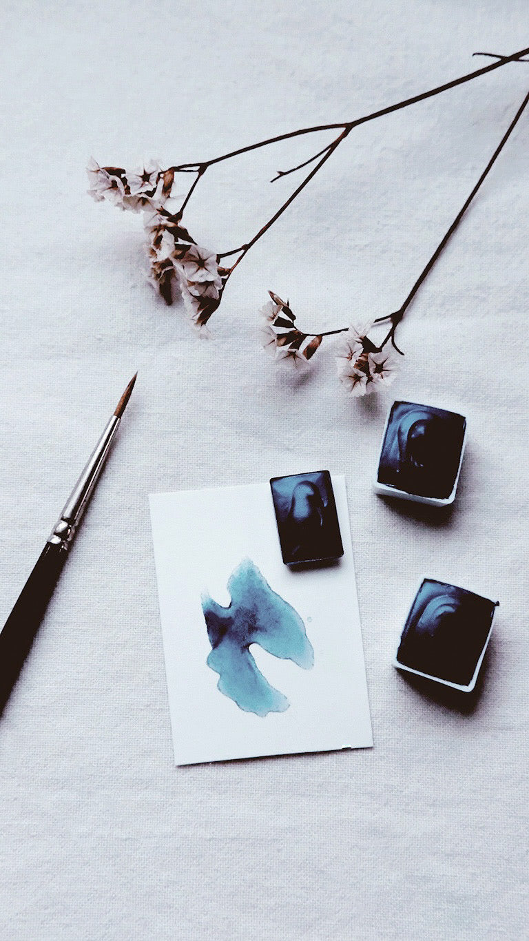 Scilla +  mineral shimmer watercolor