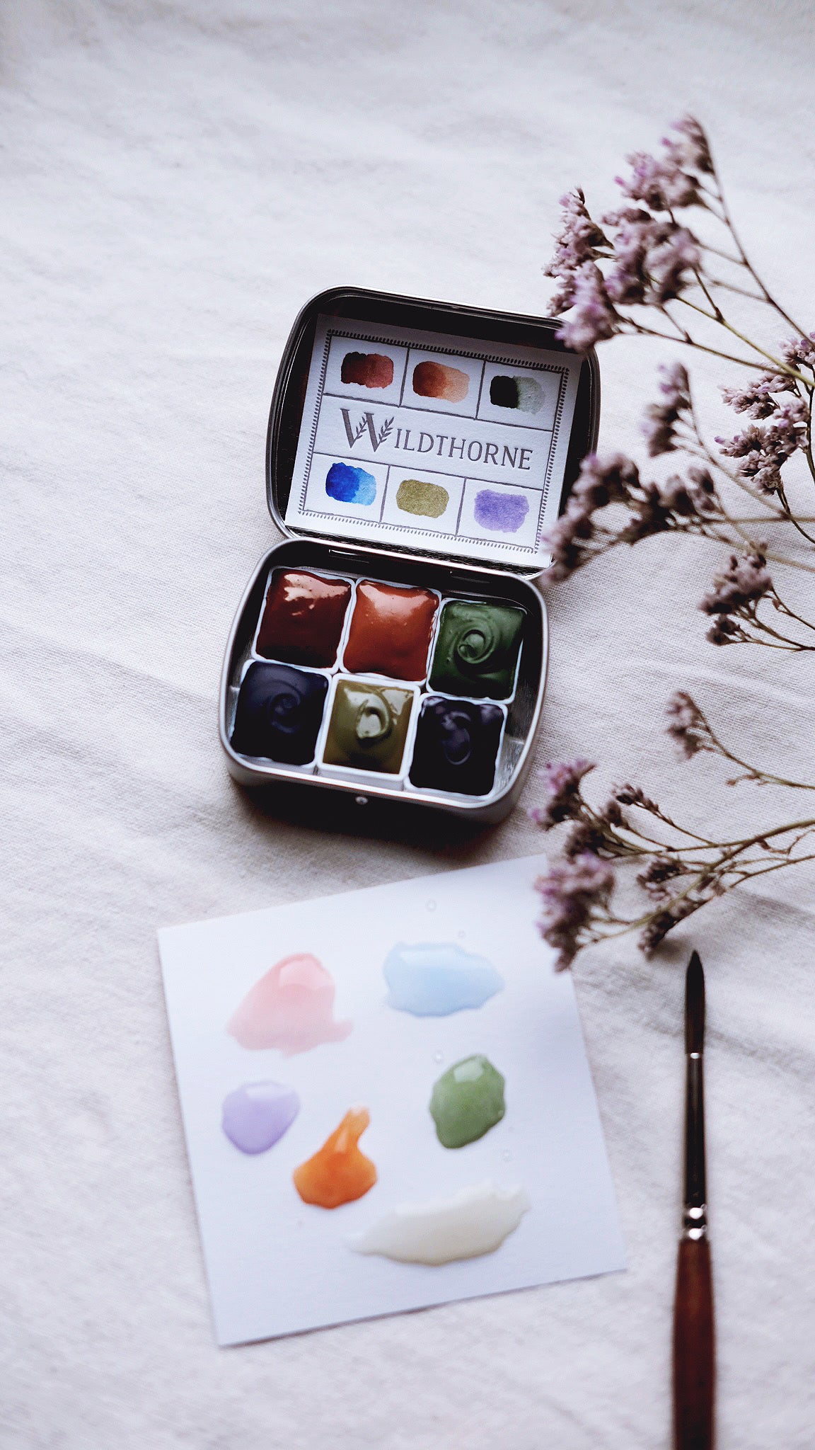 Eiris + mineral watercolor palette