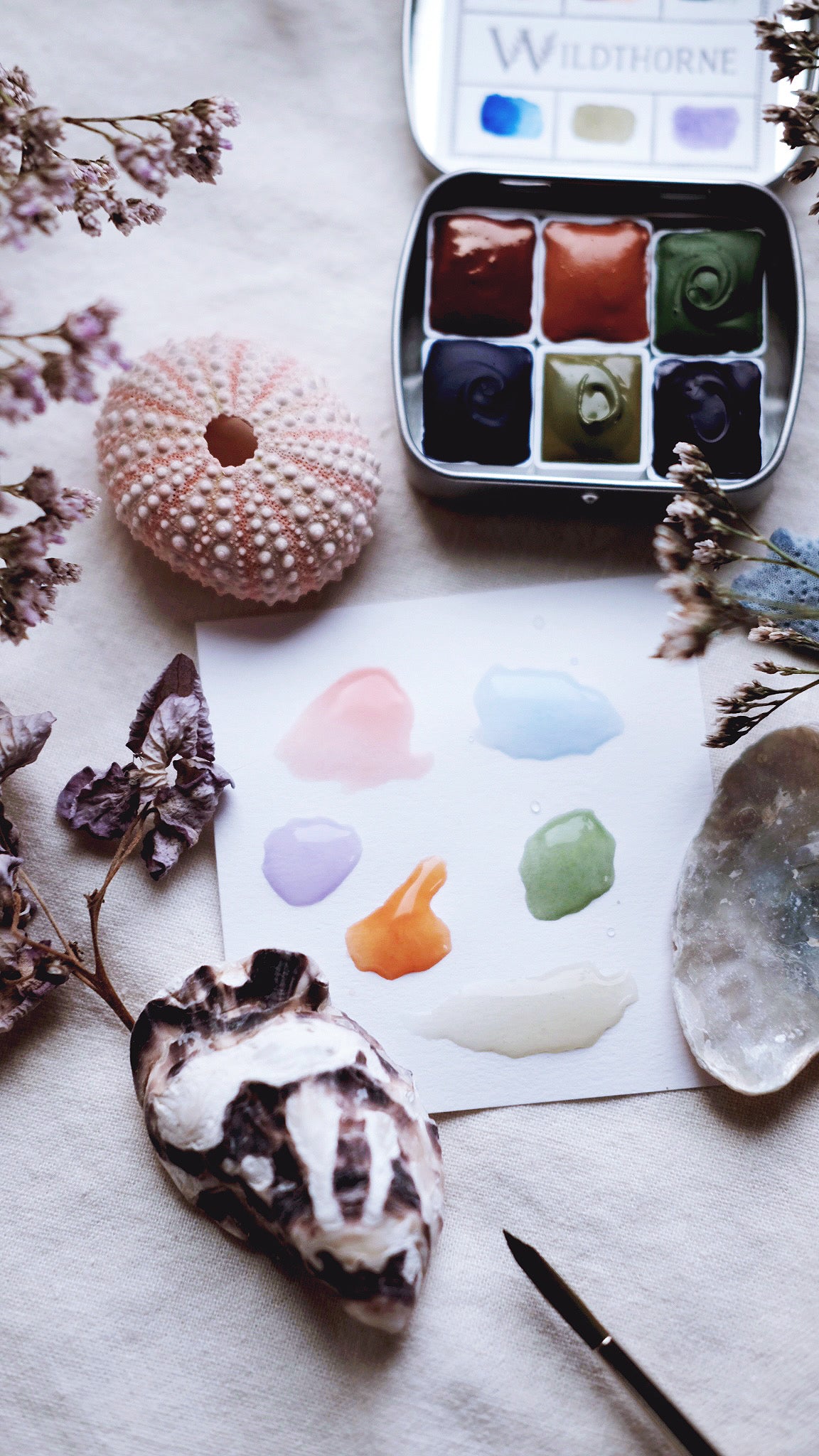 Eiris + mineral watercolor palette