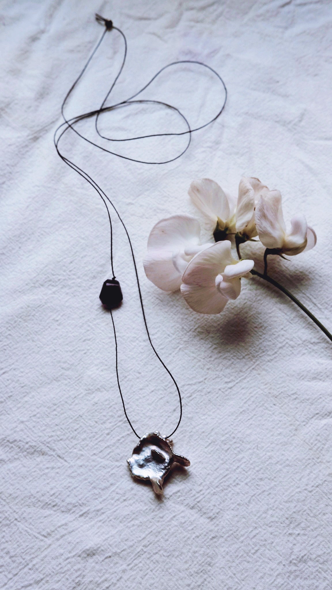 Coastline Silk — Pearl Form IV (Night Tide)