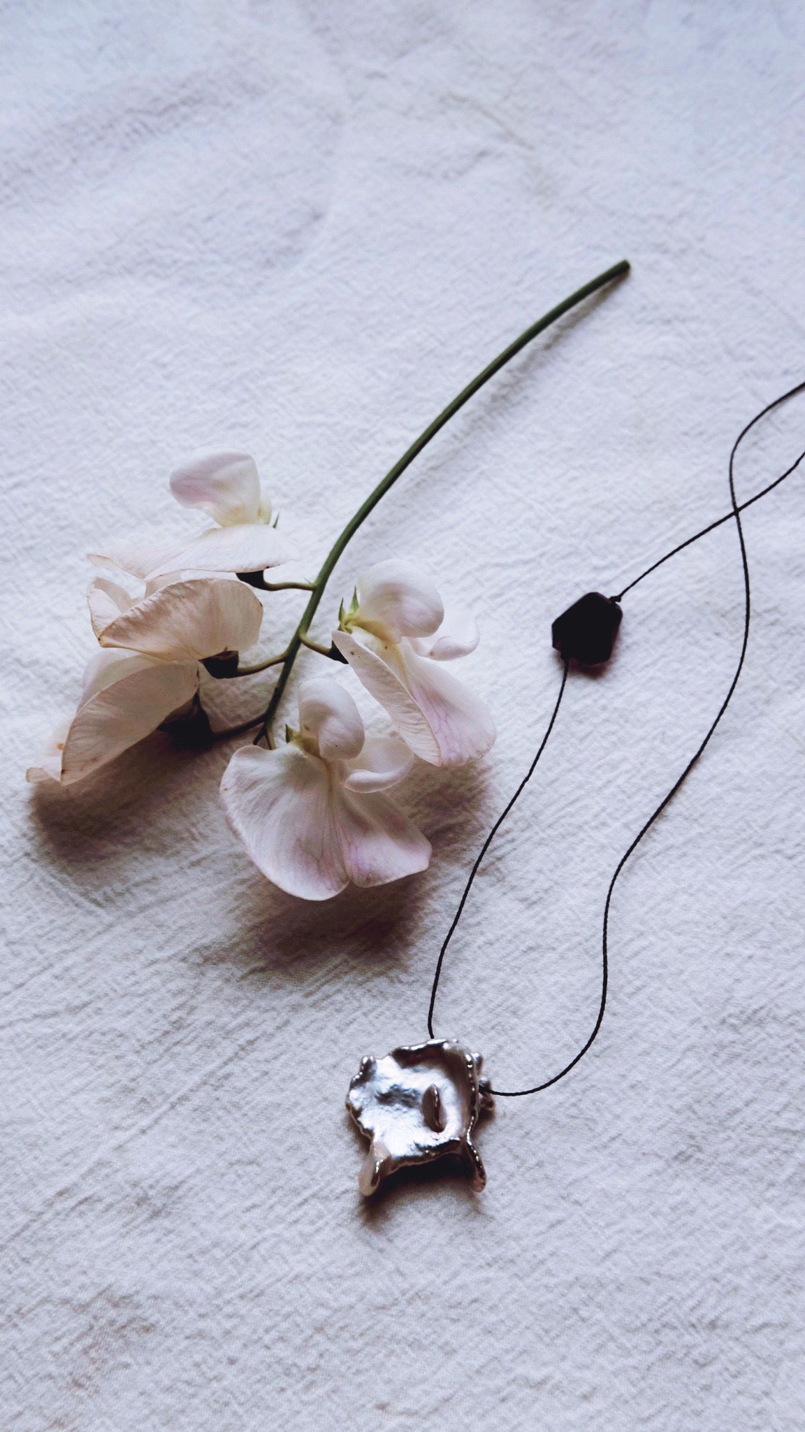 Coastline Silk — Pearl Form IV (Night Tide)