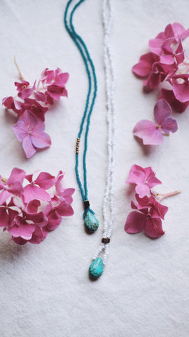 Amara + Everlasting Grace + Turquoise healing necklaces - Hurricane Helene charitable donation