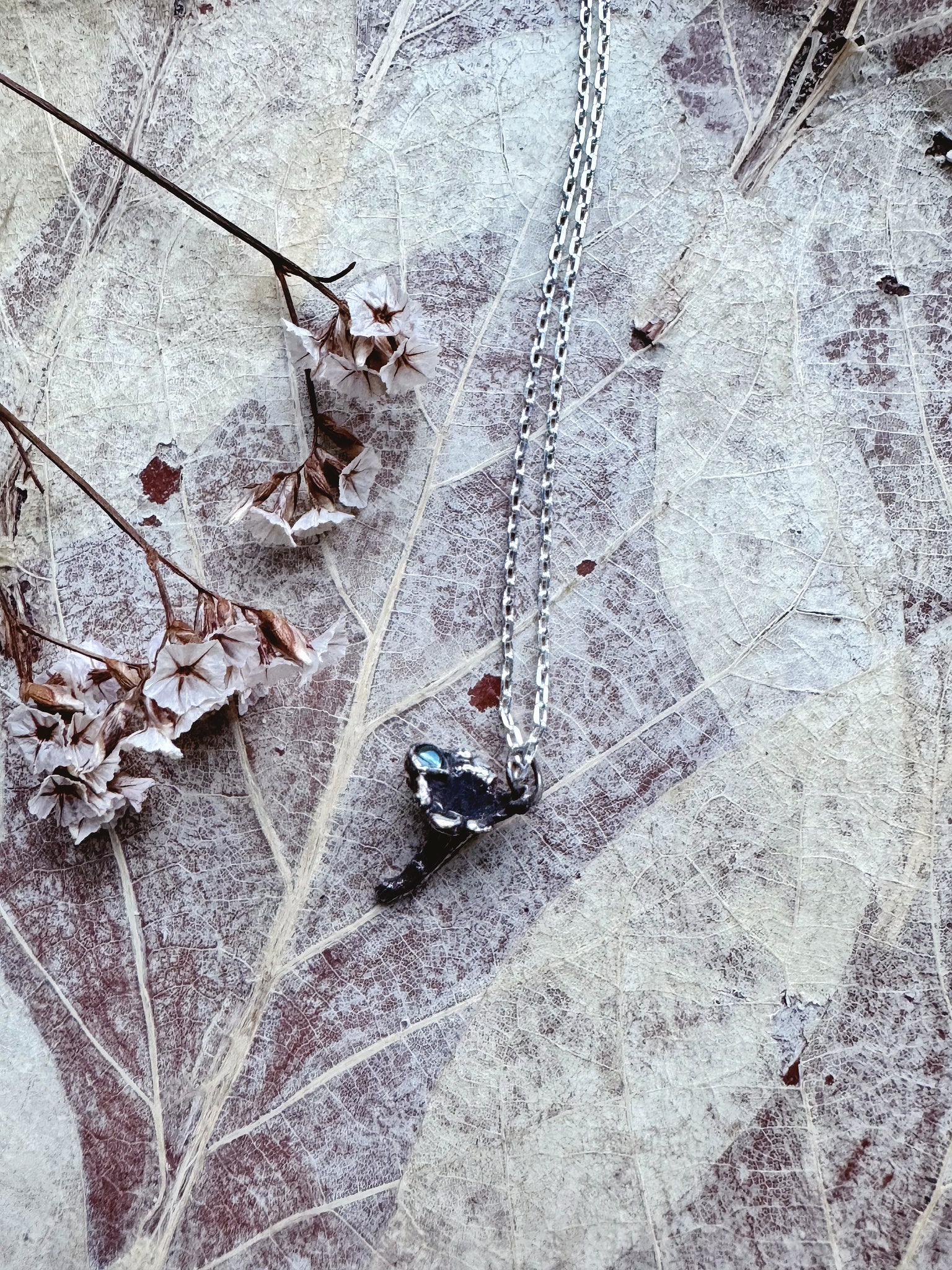 Dewy Agarica Mushroom pendant