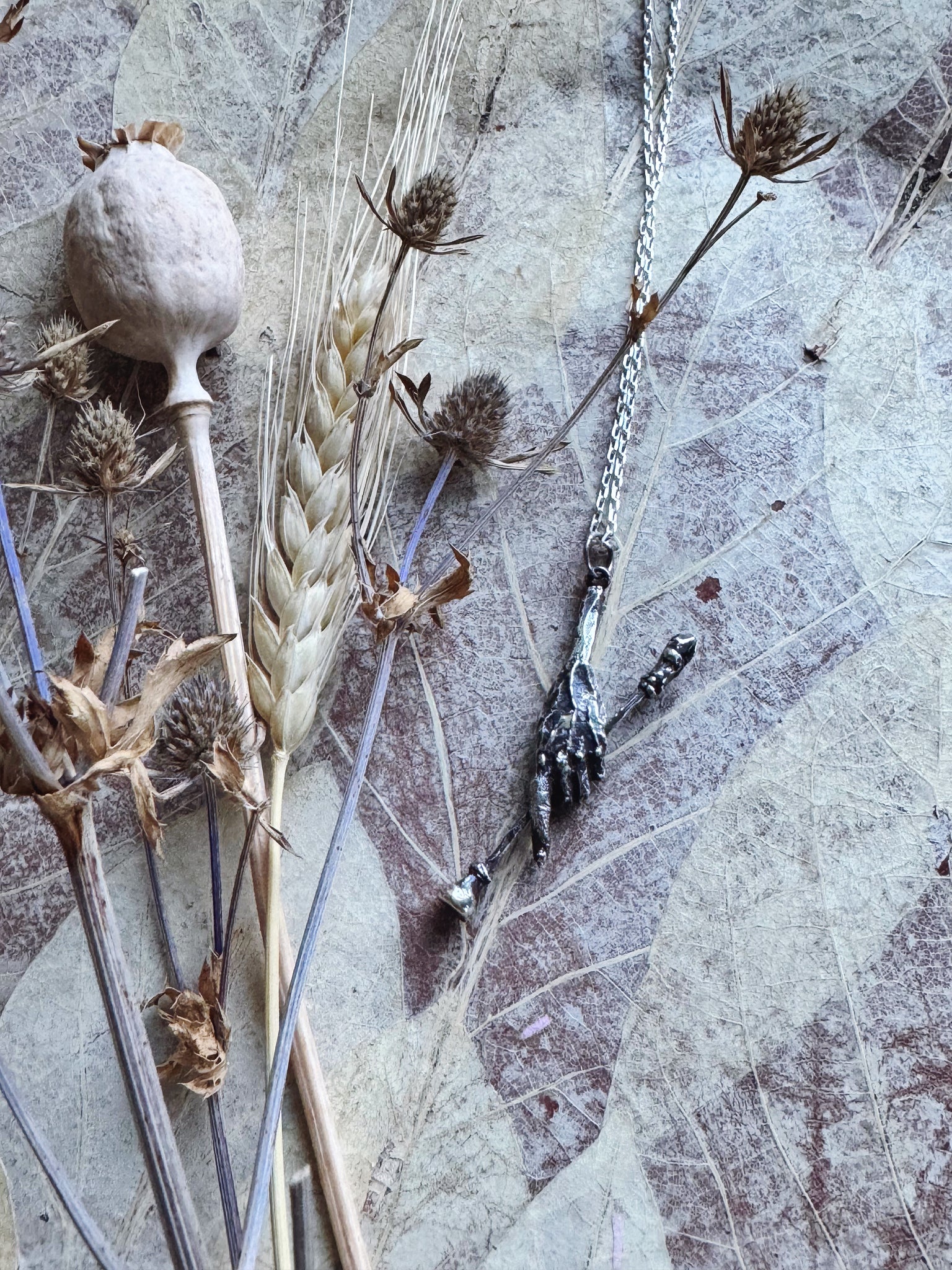 Hag’s Hand Baba Yaga pendant