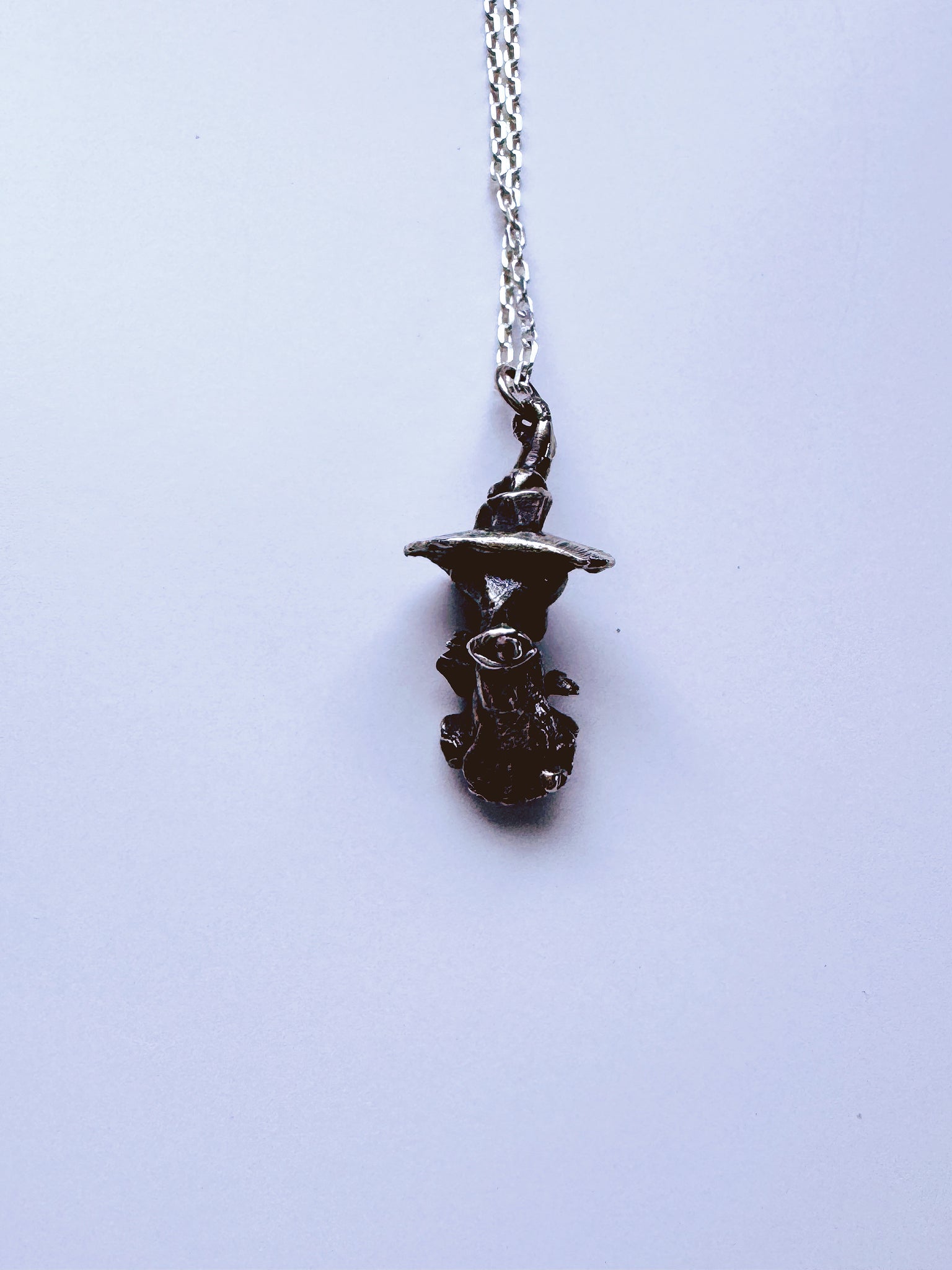 Dark Mage Spirit Lantern Bearer pendant