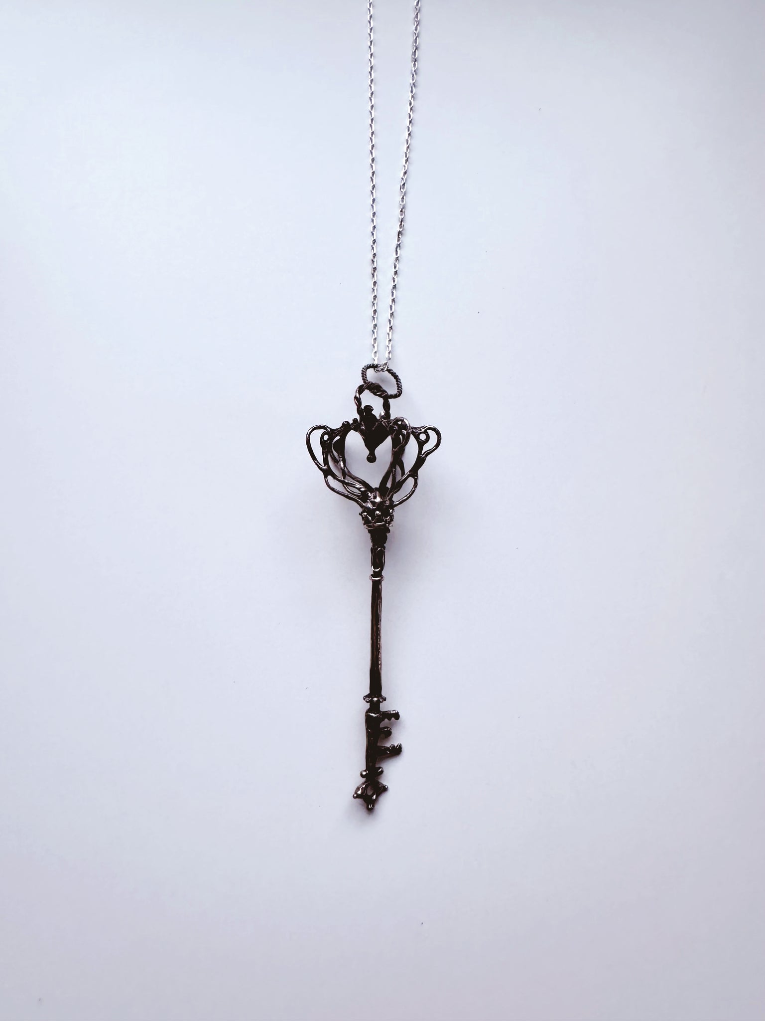 Clavicula Silver Key Pendant + Ready to Ship
