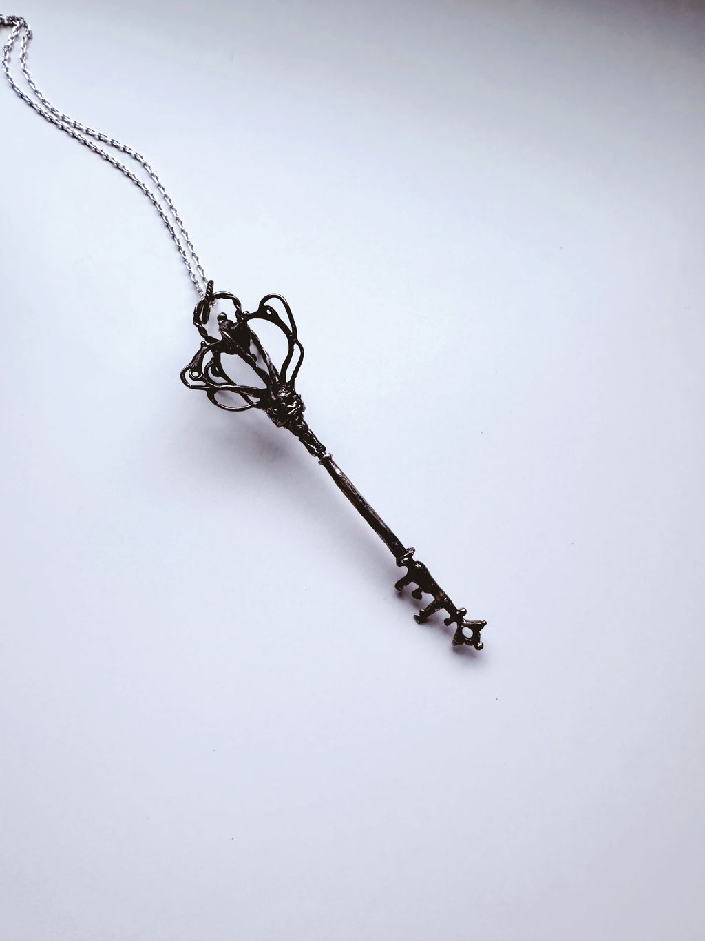 Clavicula Silver Key Pendant + Ready to Ship