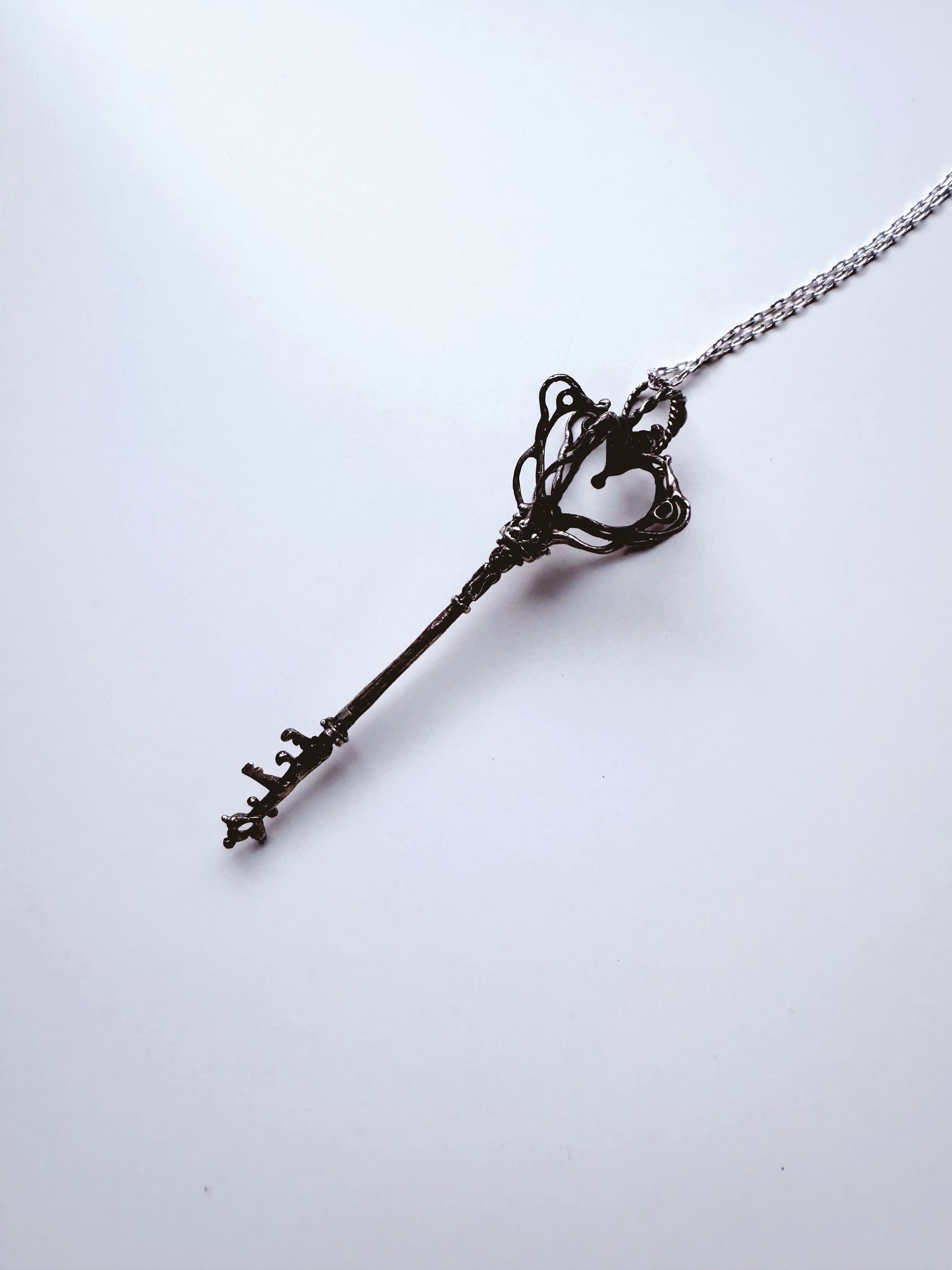 Clavicula Silver Key Pendant + Ready to Ship