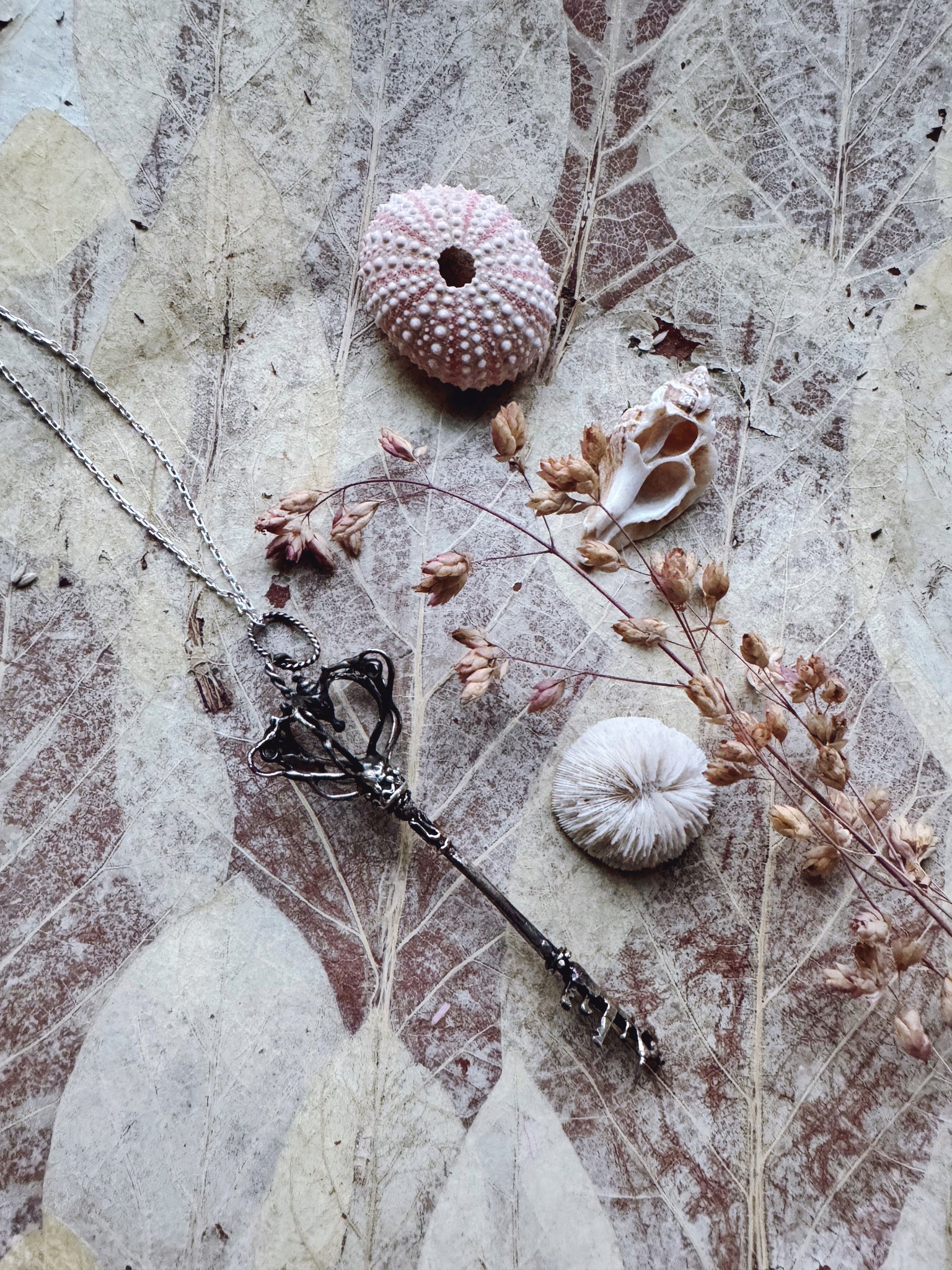 Clavicula Silver Key Pendant + Ready to Ship