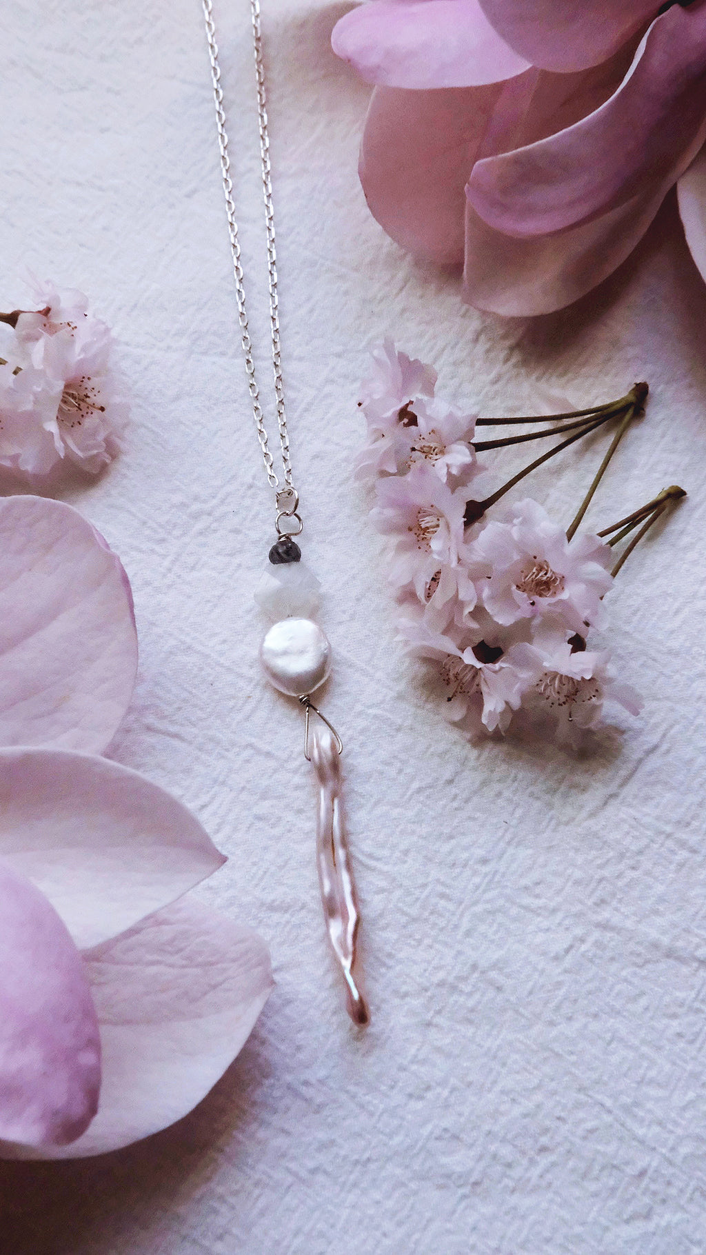 Moonstone, Labradorite & Pearl - LUNAR SANCTUM -  Exalted Taurus Moon