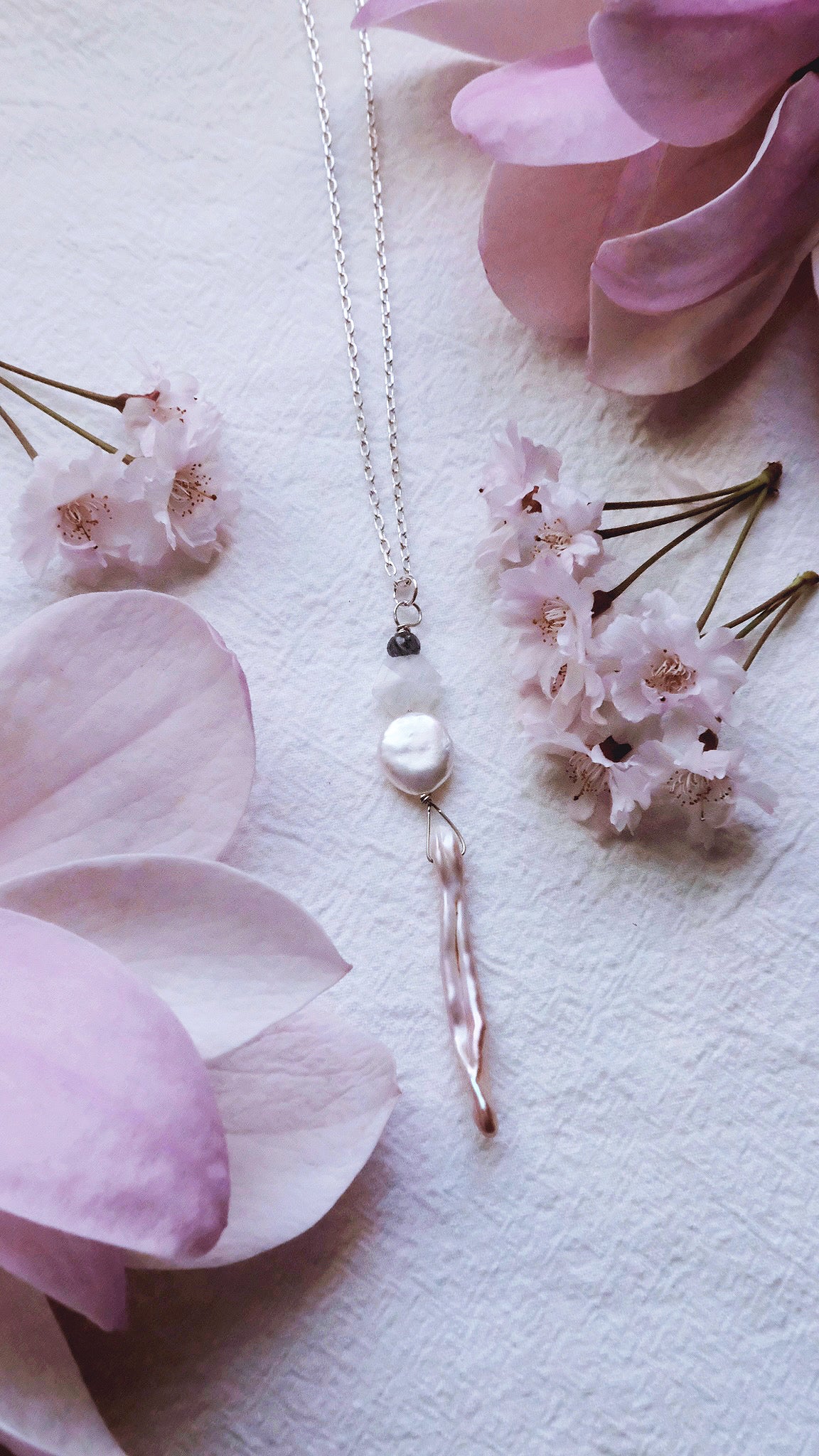 Moonstone, Labradorite & Pearl - LUNAR SANCTUM -  Exalted Taurus Moon