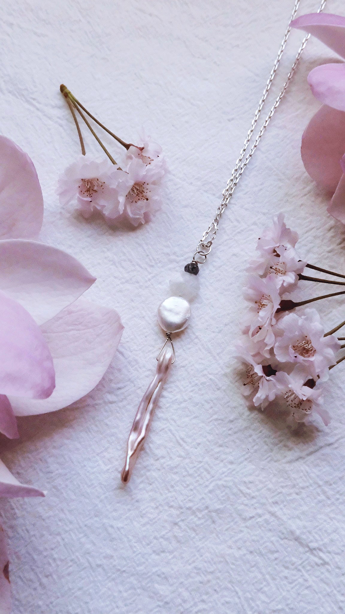 Moonstone, Labradorite & Pearl - LUNAR SANCTUM -  Exalted Taurus Moon