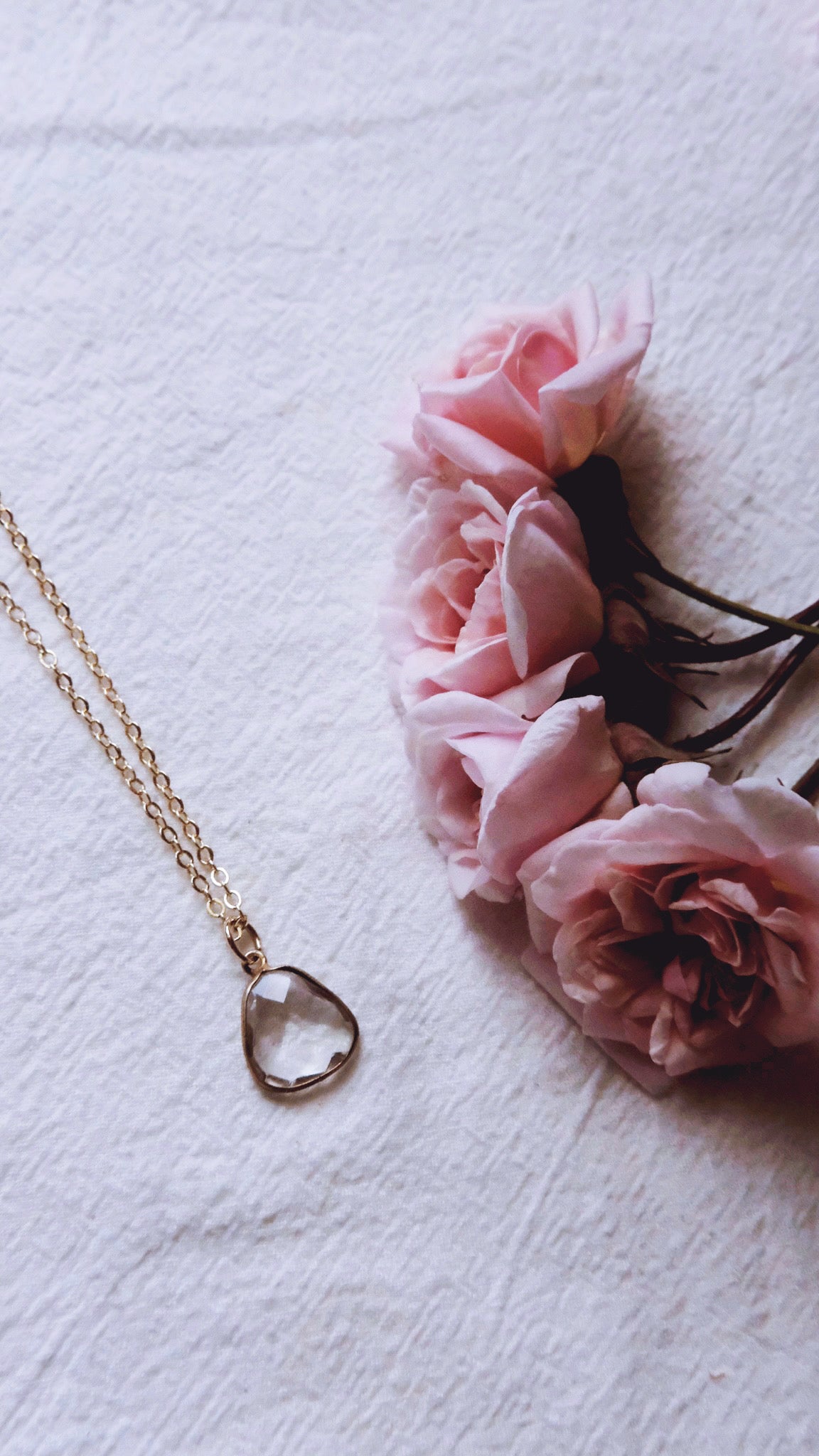 Clear Quartz  Faceted Freeform