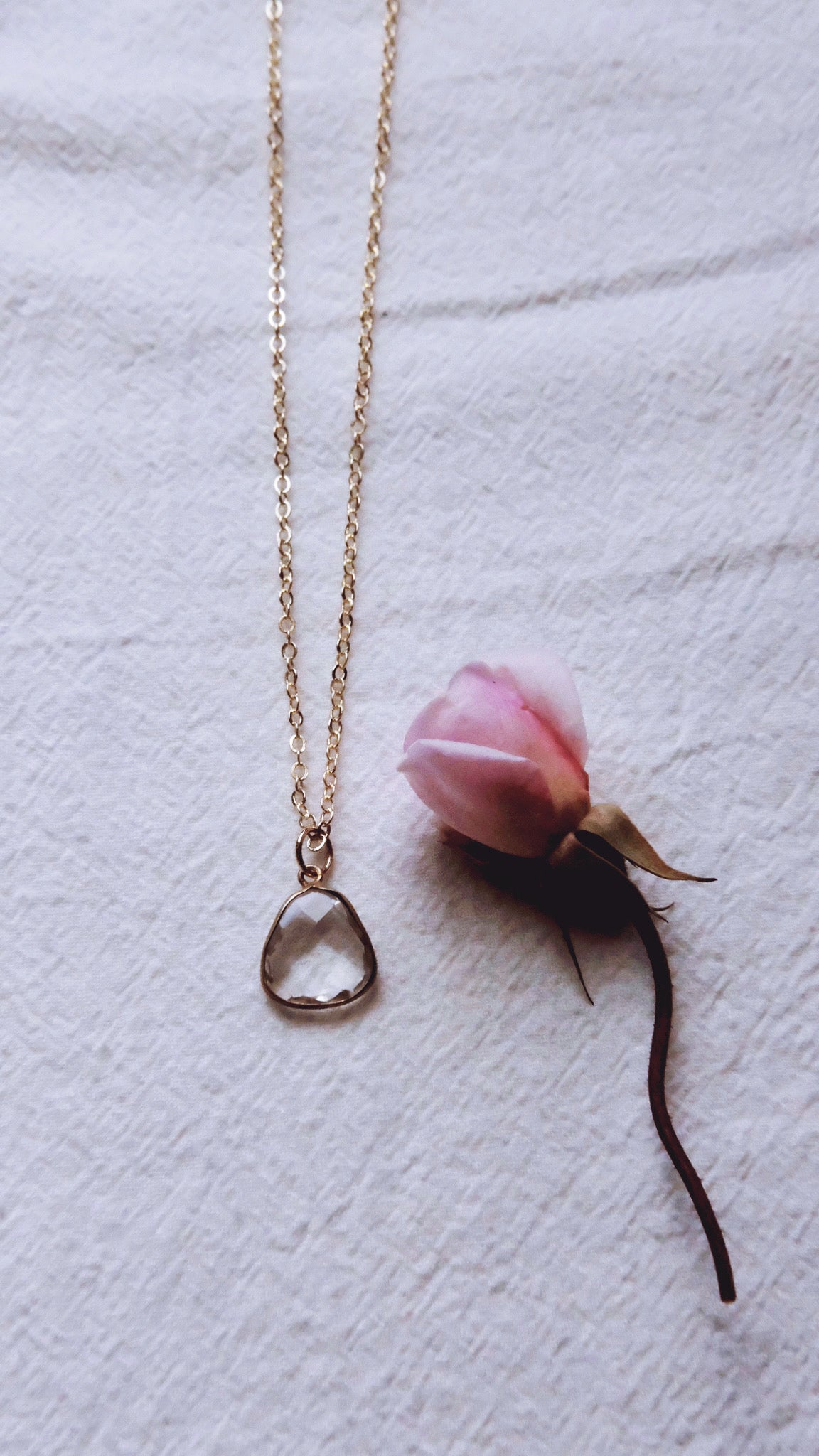 Clear Quartz  Faceted Freeform