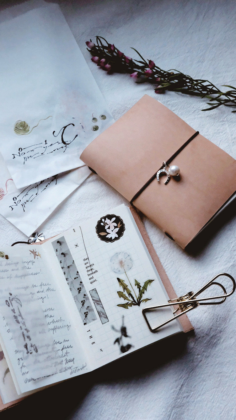 A7 Leather Field Journal - Aurantia Quietis Edition