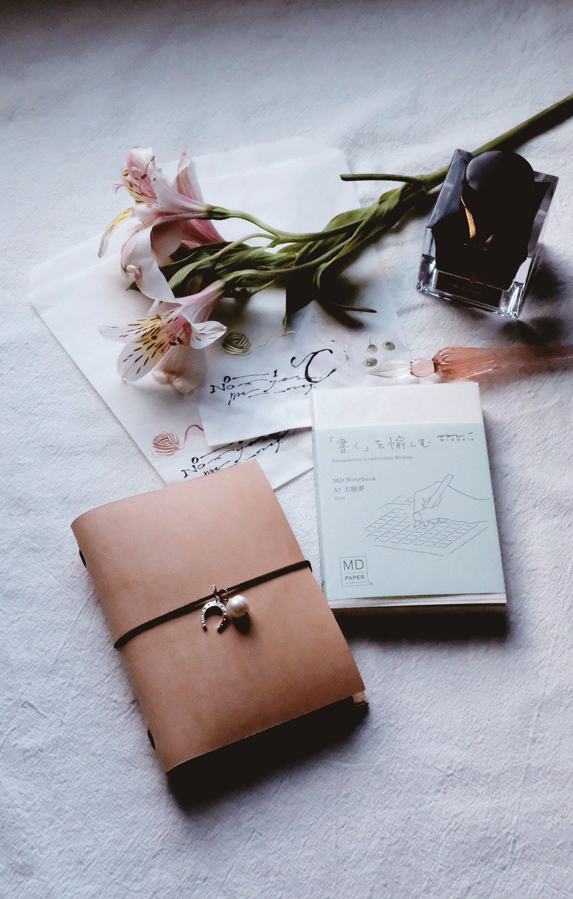 A7 Leather Field Journal - Aurantia Quietis Edition