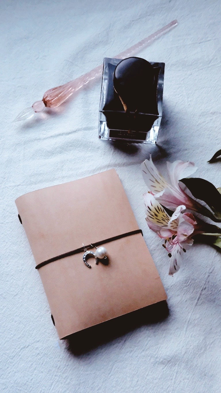 A7 Leather Field Journal - Aurantia Quietis Edition