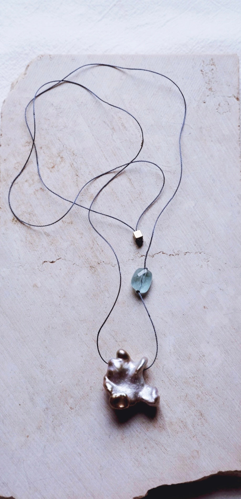 Coastline Silk — Pearl Form II (Quiet Drift)
