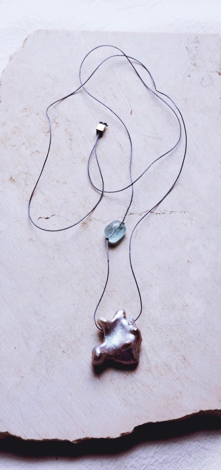 Coastline Silk — Pearl Form II (Quiet Drift)