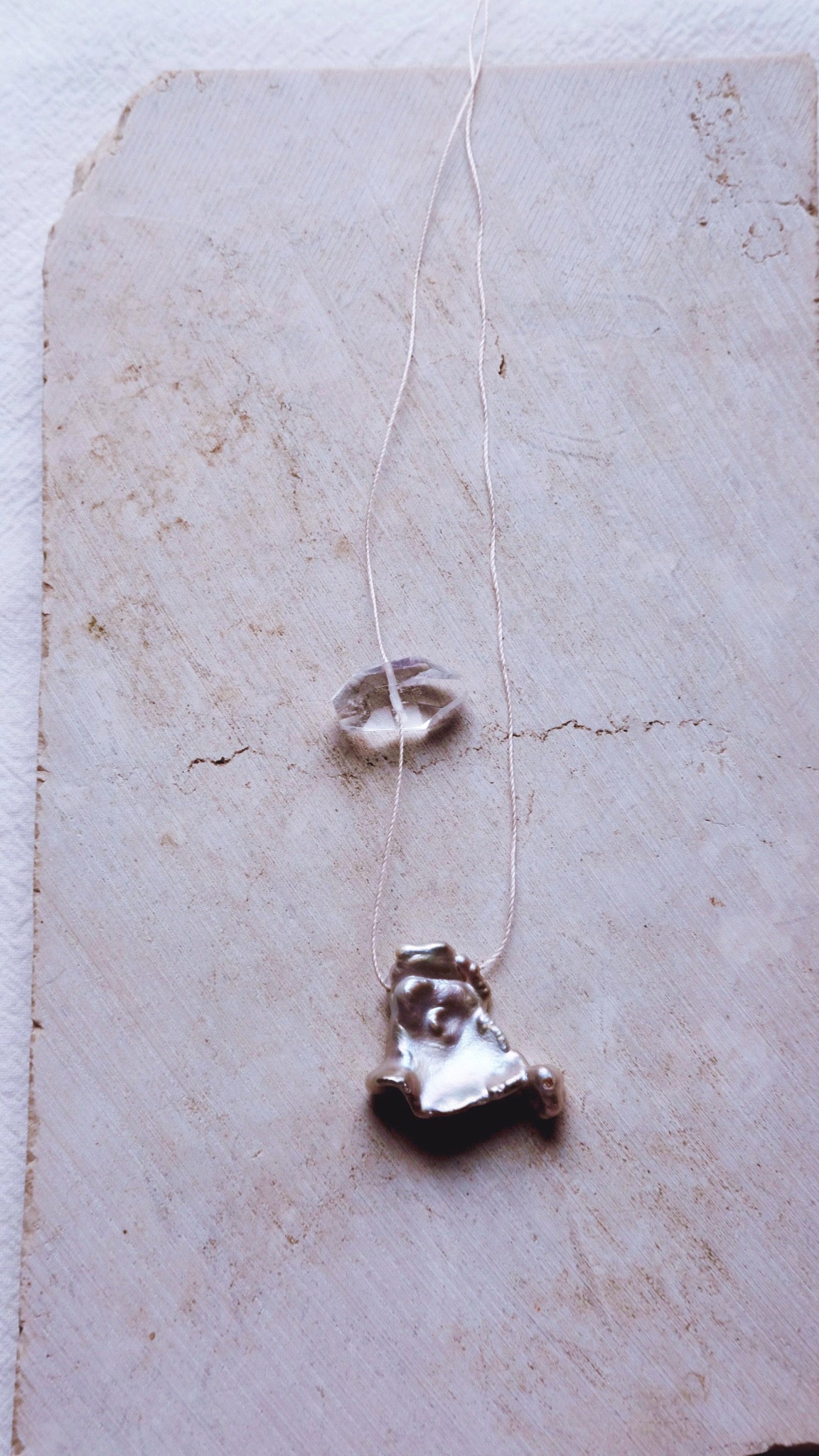 Coastline Silk — Pearl Form III (Salt Light)
