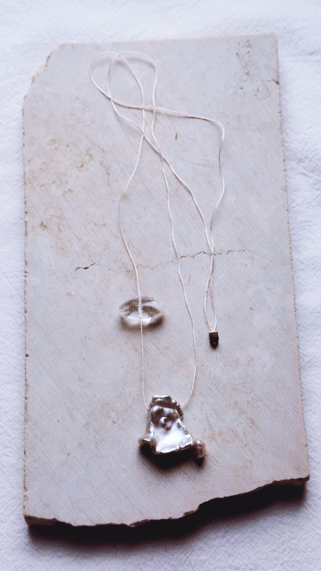 Coastline Silk — Pearl Form III (Salt Light)