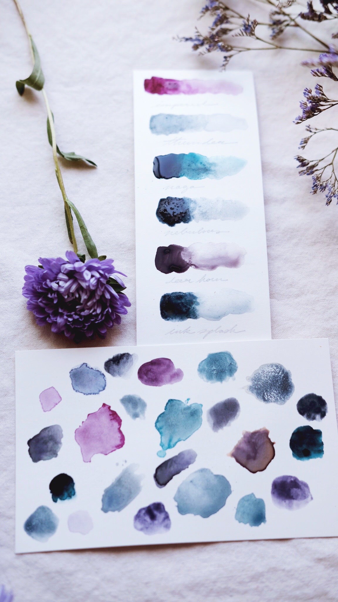 RESERVE for Rose + Cloud Dragon + Limited edition Mineral watercolor palette