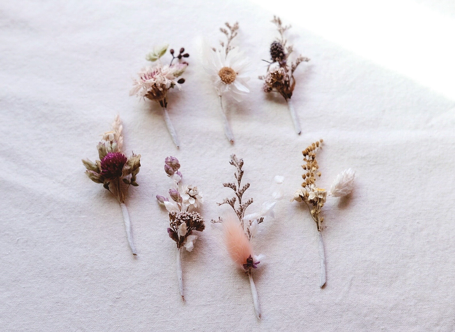 Meadowflower + dried floral posy