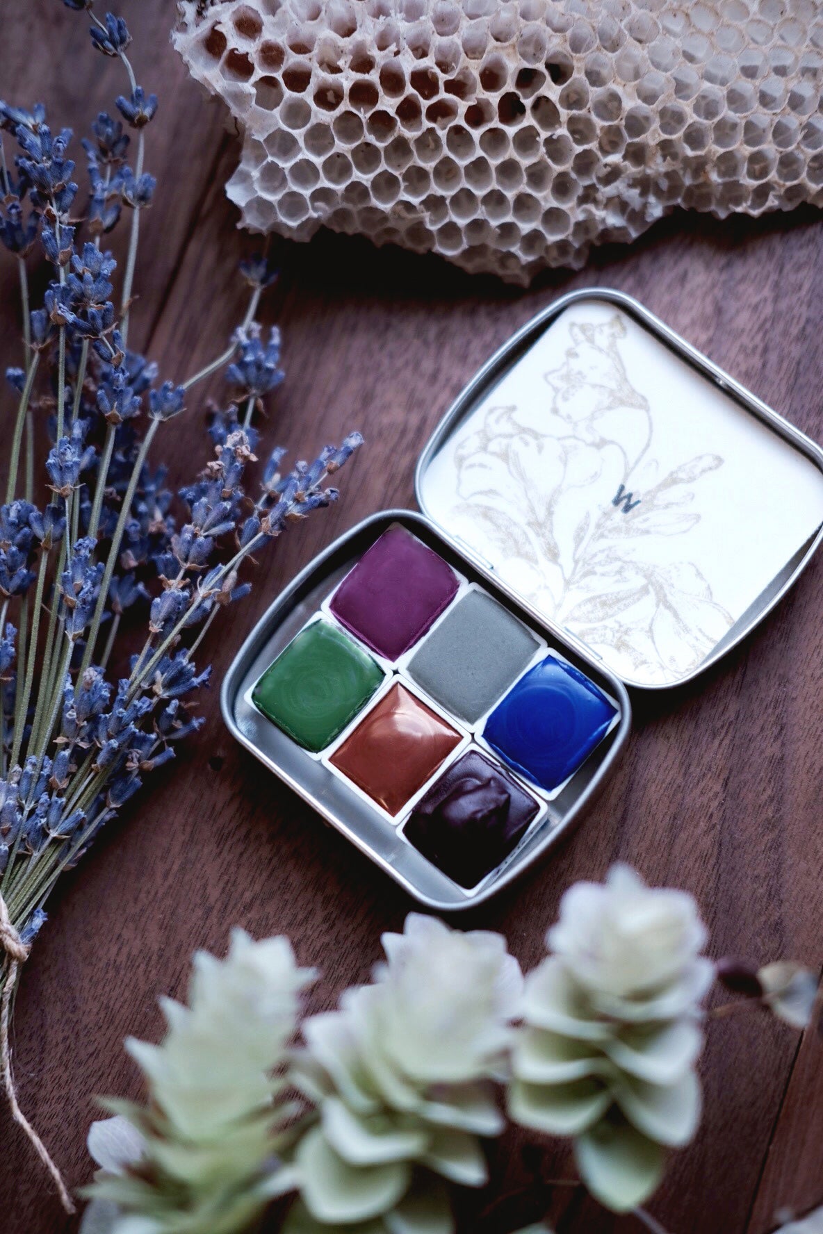RESERVE for Allison + Nisene Wildflower - Mineral watercolor palette