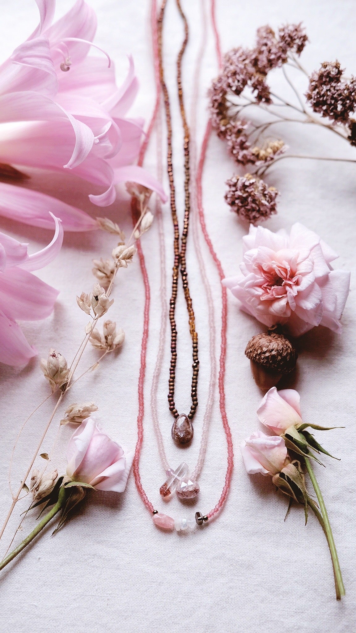 Earthstar + Kyanite + tranquility beaded necklace