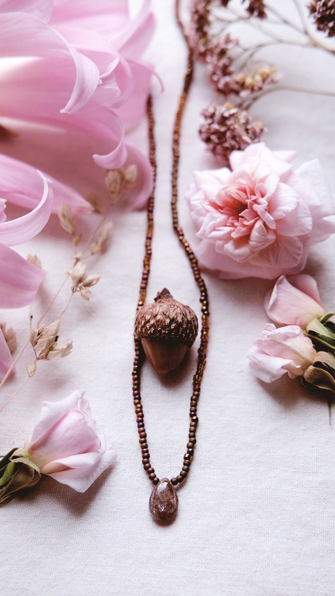 Earthstar + Kyanite + tranquility beaded necklace